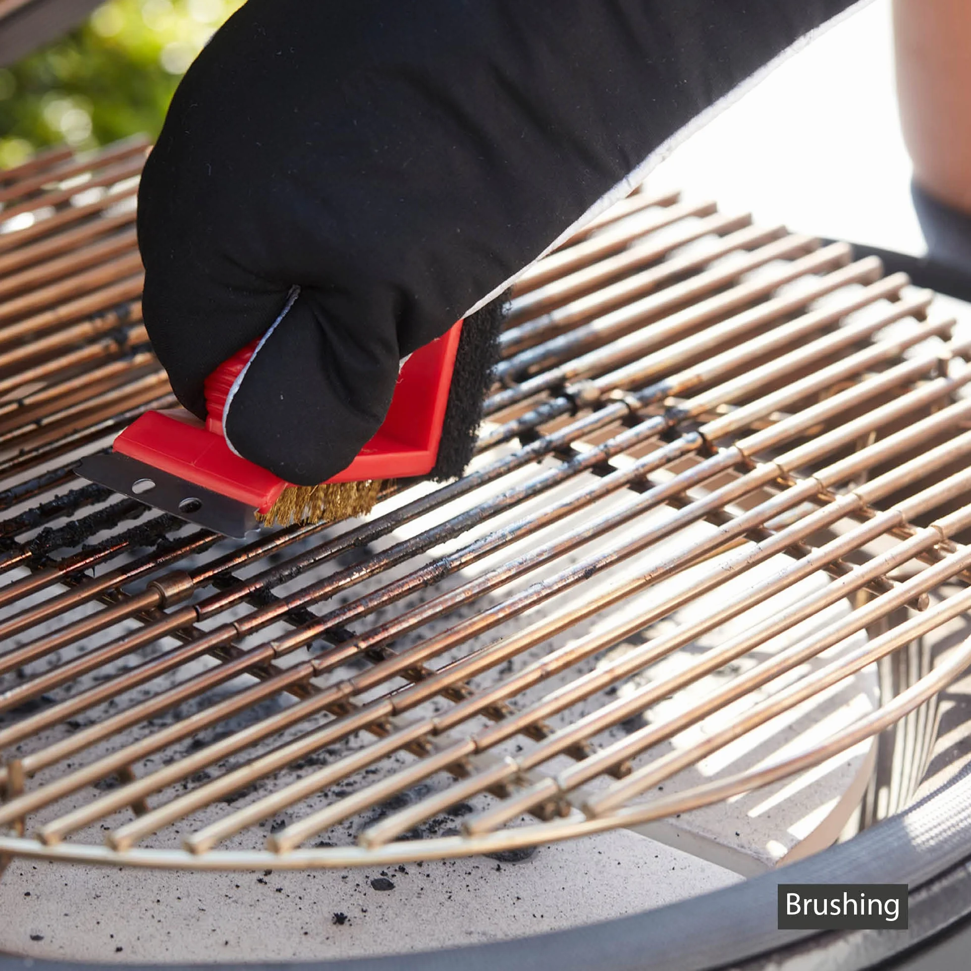 Barbecook Brosse 3 en 1 Plastique Rouge 11,5 x 7,2 x 9,5 cm