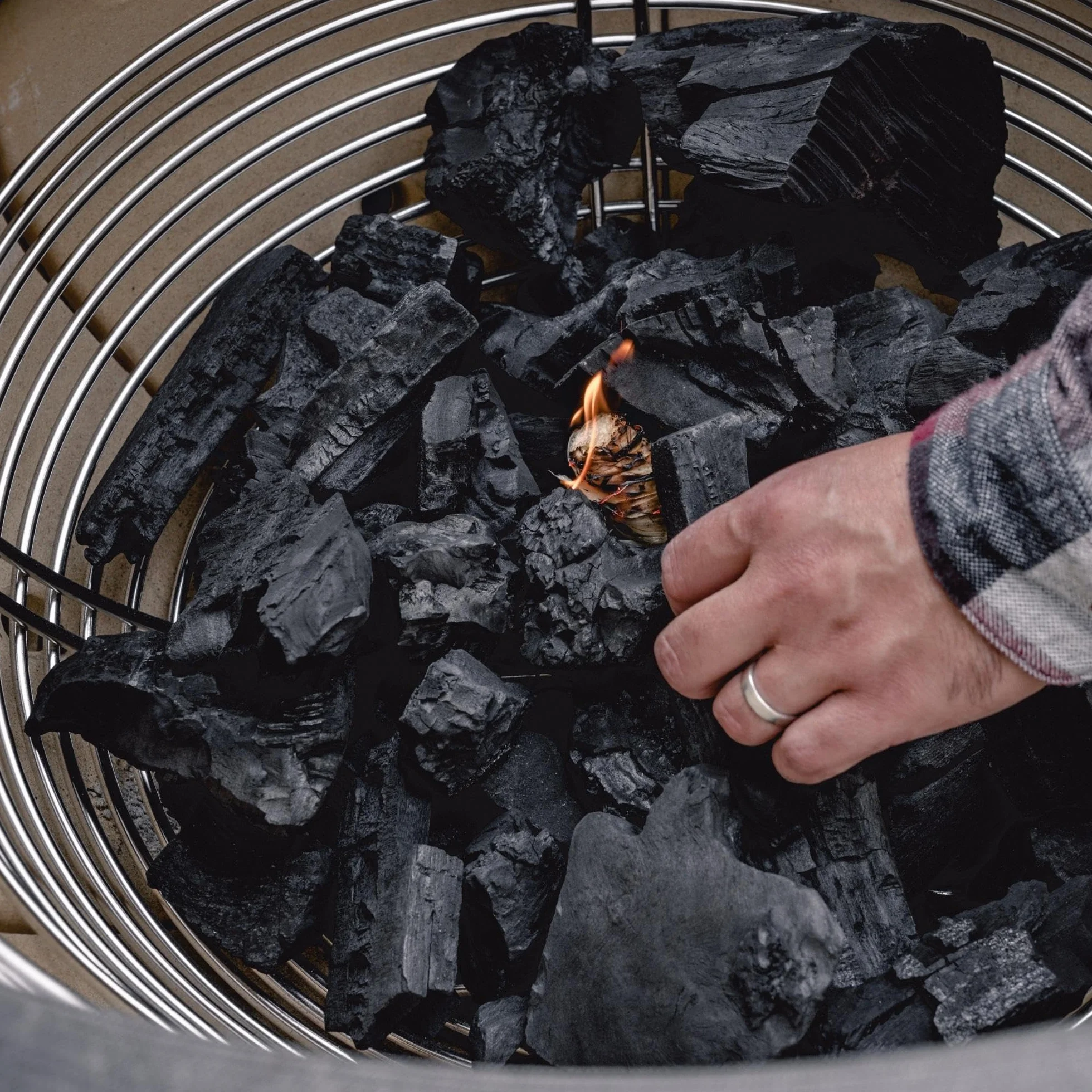 Kamado Joe Kosz na Węgiel Drzewny ze Stali Nierdzewnej 45,7 cm KJ-MCC23