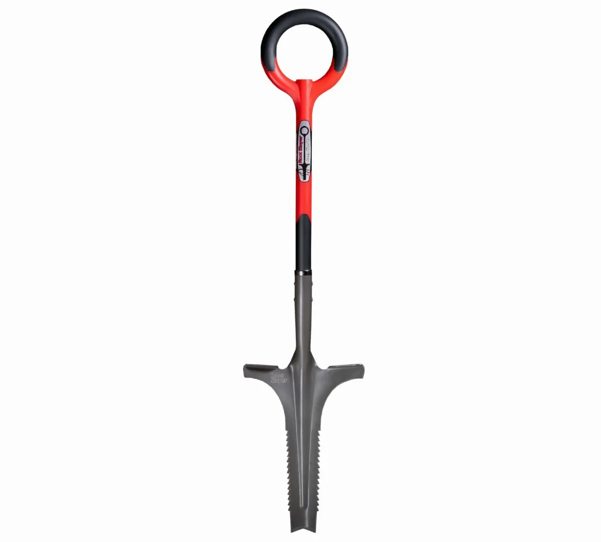 Venteo - Lame Dentée V Inversé Acier Carbone Renforcé Haute Résistance | Extraction Racines Profondes sans Effort | Outil Jardinage Sol Dur Pelouse Jardin Gazon a Semer