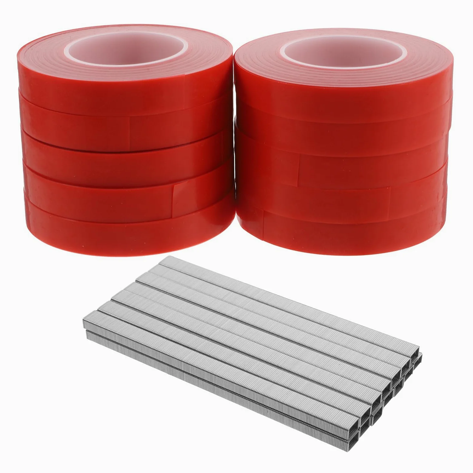 Lot de 10 attaches pour plantes de jardin en PVC avec pointes métalliques, parfaites pour support de plantes d'extérieur, accessoires de jardinage, solutions de fixation robustes pour légumes et
