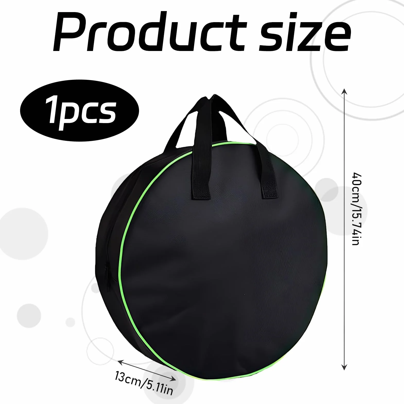 Sac de Transport de Câble EV Voiture électrique 40 x 13 cm Noir