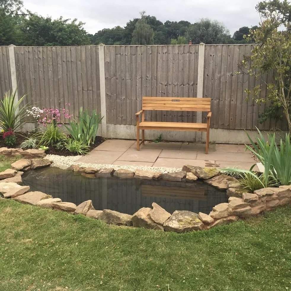 Bâche Souple et résistante de 10 x 10 m pour Bassin de Jardin, étang à Poissons, ruisseaux extérieurs, Cascades et fontaines.