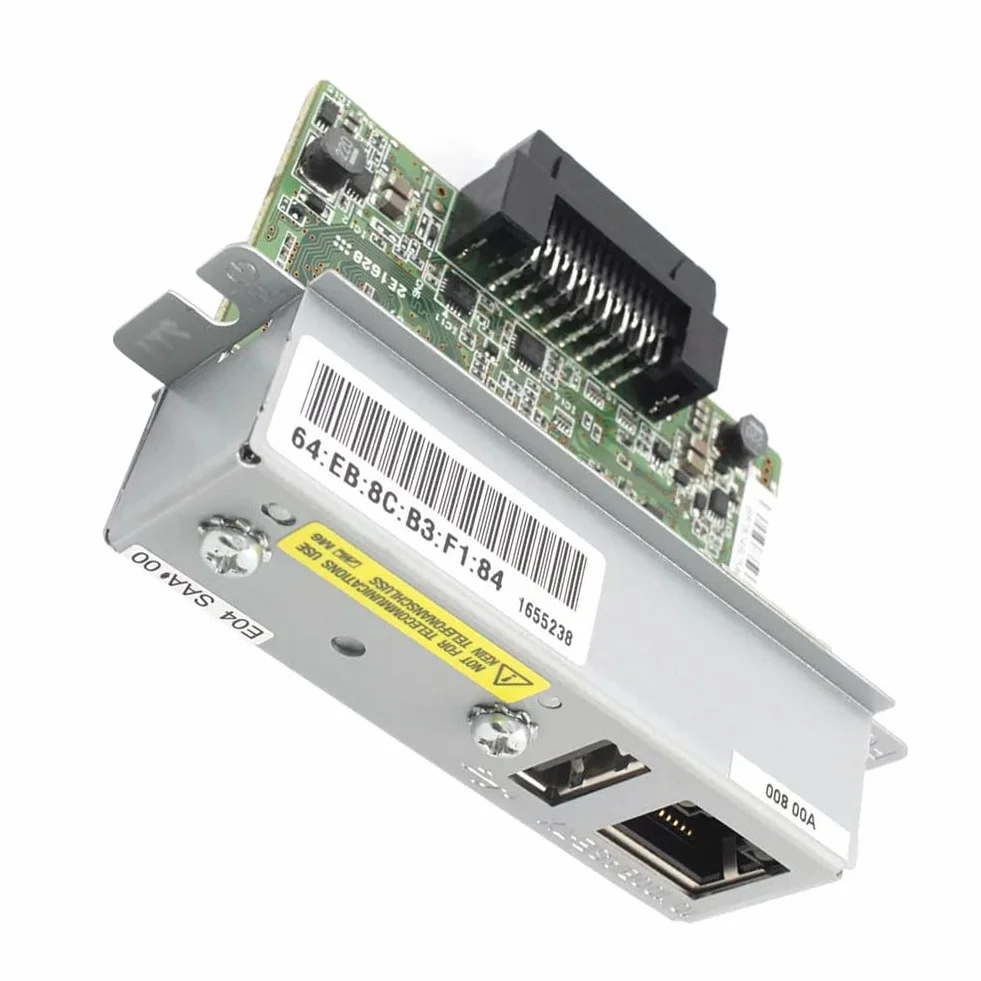 Module d'interface Ethernet pour imprimantes POS C32C881008 UB-E04 TM-T88VI 100 Mbps