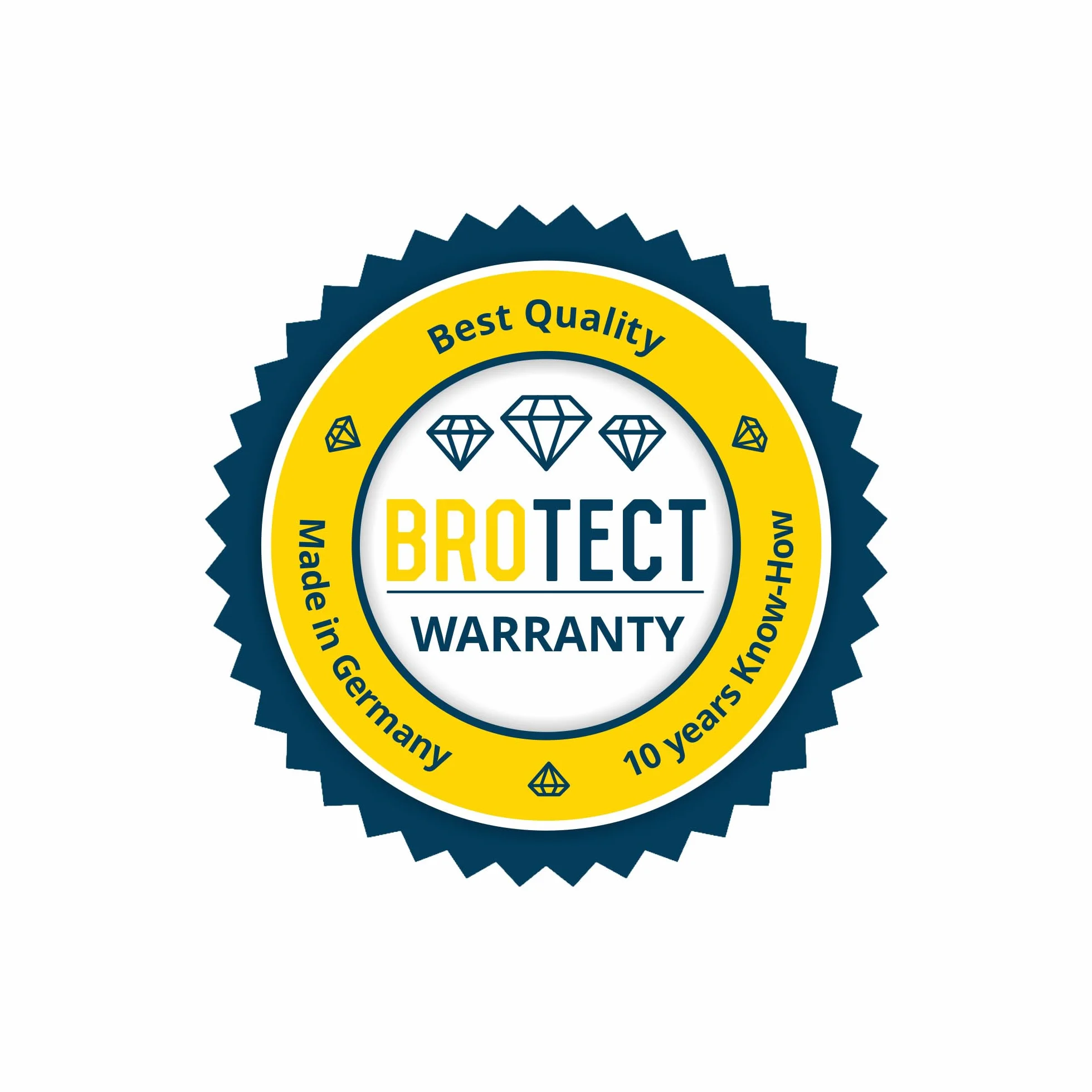 Brotect Protection Écran Verre Circulaire 29 mm Film Protecteur 9H Anti-Rayures Transparent