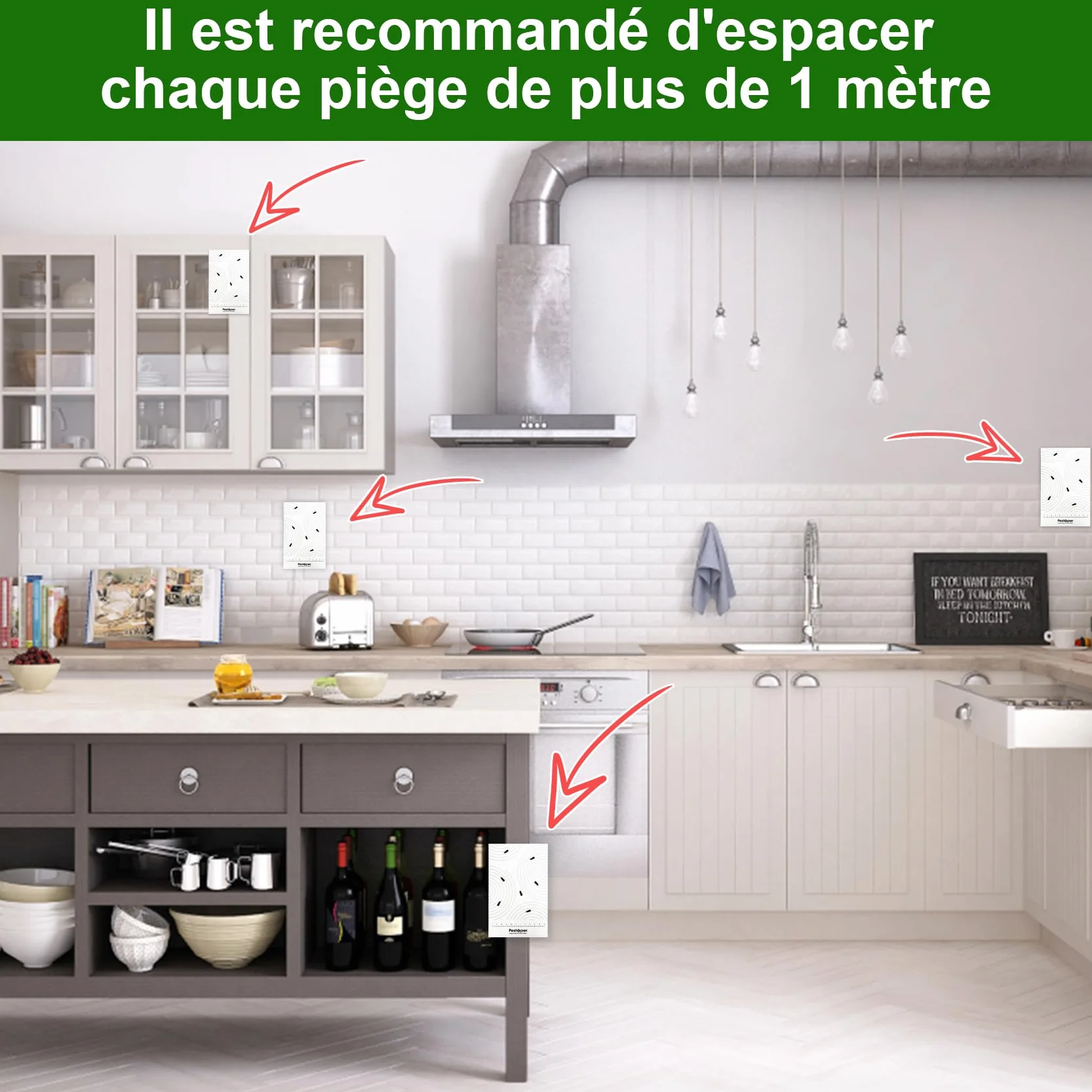 Anti Mites Alimentaires 12 Pièces Piège Alimentaire avec Attrait pour Cuisine Garde-Manger