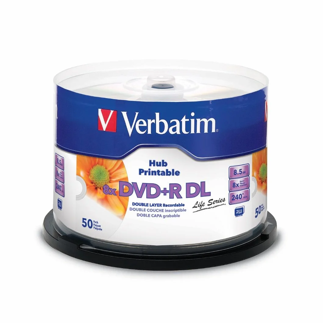 Verbatim DVD+R DL 8.5GB 8x Double Couche 50 pièces