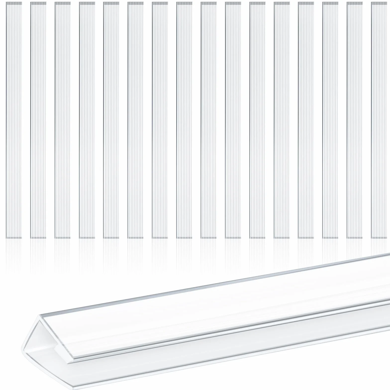 Lot de 30 Panneaux de Serre en Polycarbonate profilé en U pour Panneaux à Double paroi 6 mm ou 4 mm