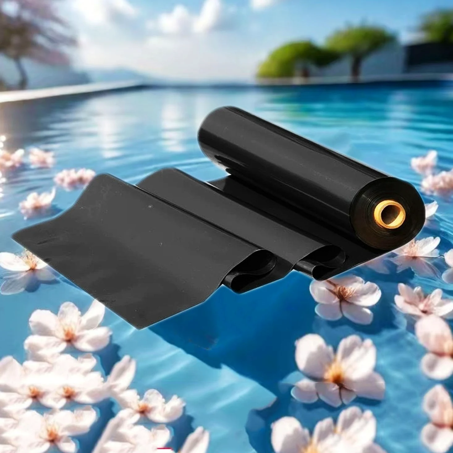 Bâche flexible pour étang à poissons, paysages, piscines et fontaines – Membrane imperméable durable et résistante aux UV