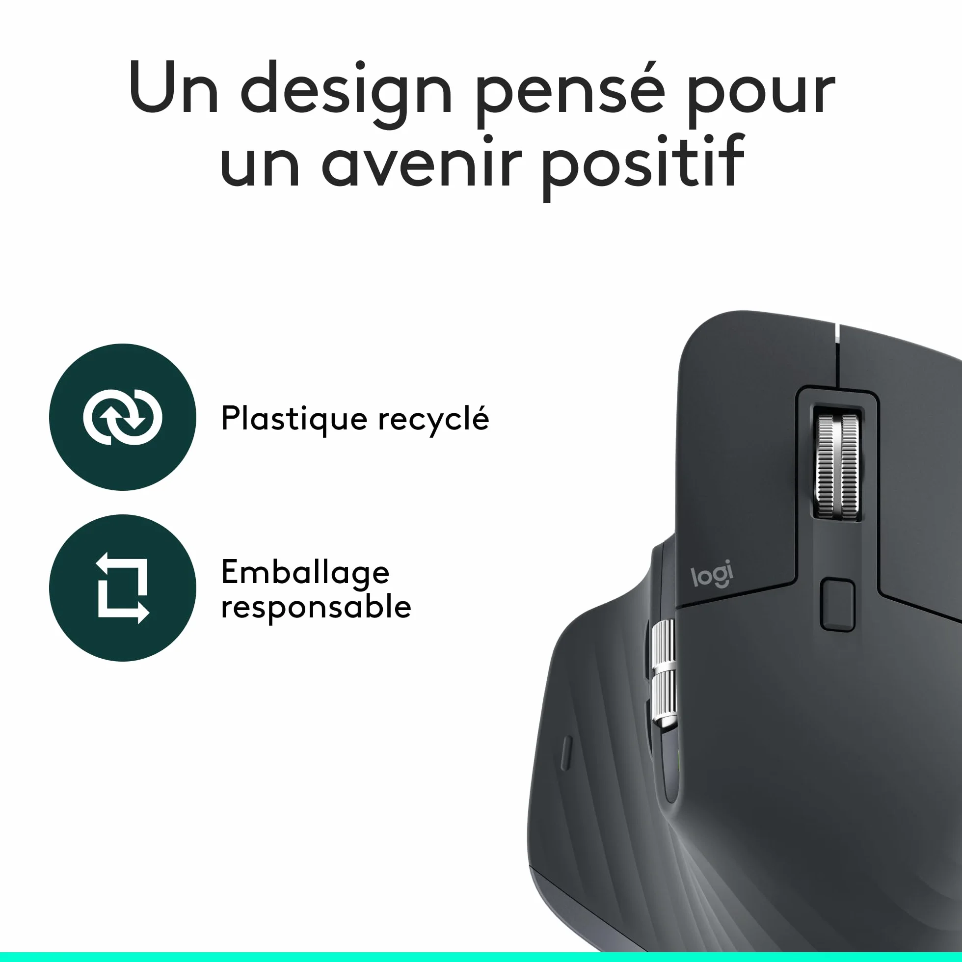 Logitech MX Master 3S Souris sans fil 8K PPP Bluetooth Graphite