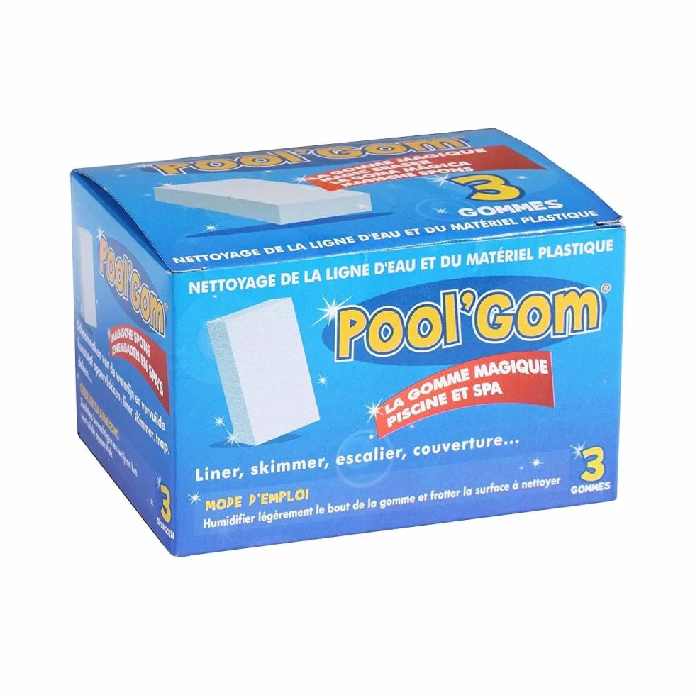 Lot de 9 pièces Gomme spéciale nettoyage ligne d'eau piscine Spa