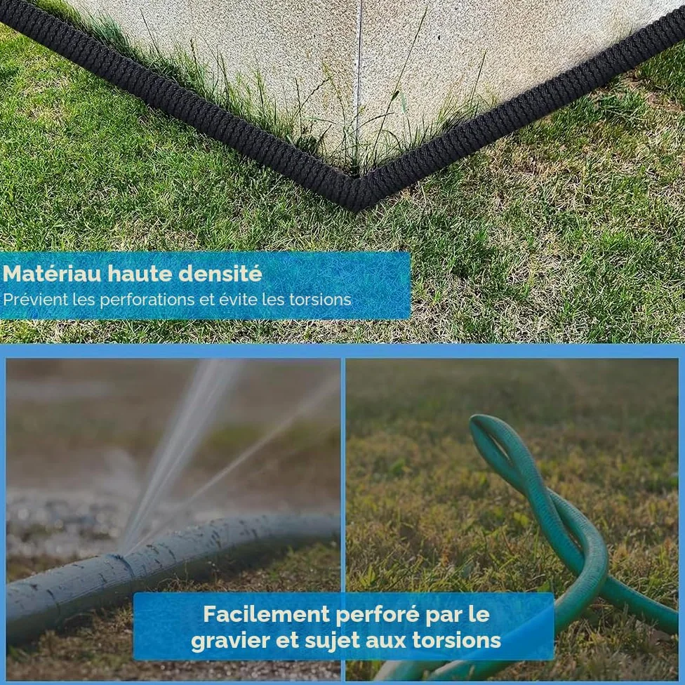 Tuyau Arrosage Extensible,Tuyau Arrosage 45M,Tuyaux D'arrosage,8 Modes au Choix,Laiton 3/4' Et 1/2' Connecteur,Il est Utilisé Dans les Jardins,Les Extérieurs,Les Cours