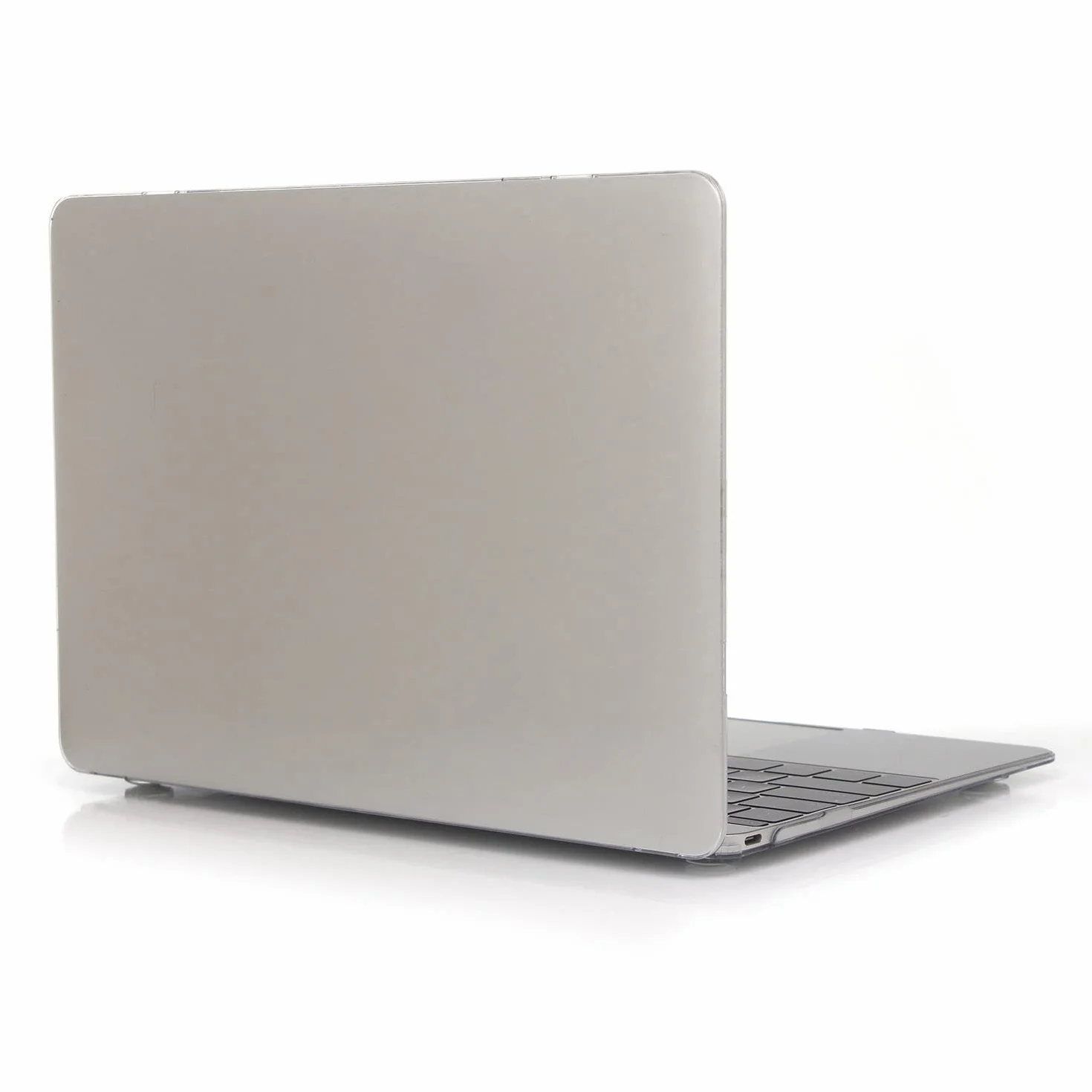 Coque compatible MacBook 12" A1534, protection rigide transparente pour écran Retina, blanc