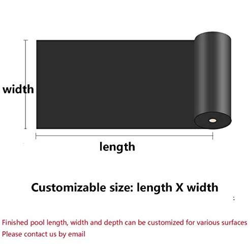 Bâche en polyéthylène renforcé pour étang à poissons - Durable - 20 mm d'épaisseur - Pour bassins à koï, piscines de jardin et systèmes d'irrigation - Imperméable, flexible, résistant aux UV
