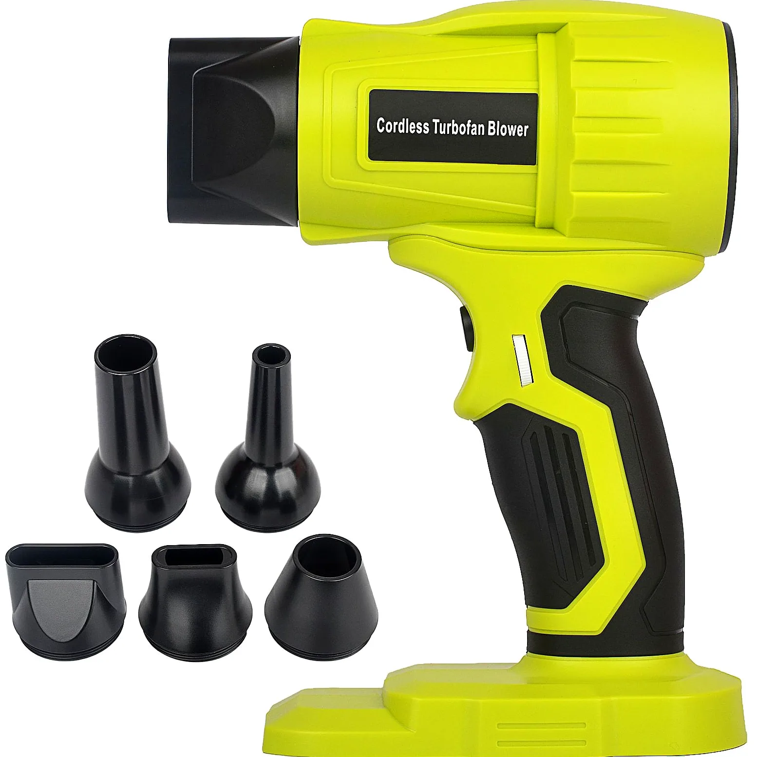 Souffleur d'air sans balais pour batterie Ryobi 18 V, plumeau sans fil avec vitesse réglable en continu, 96 000 tr/min, pour camping et piscine (batterie non incluse)
