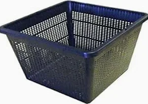 Biotope Aquatics Ltd - Paniers pour plantes de bassin, grandes tailles de pots, marginal aquatique, conteneur de nénuphars de jardin (1, carré, 35 x 35 x 26 cm)