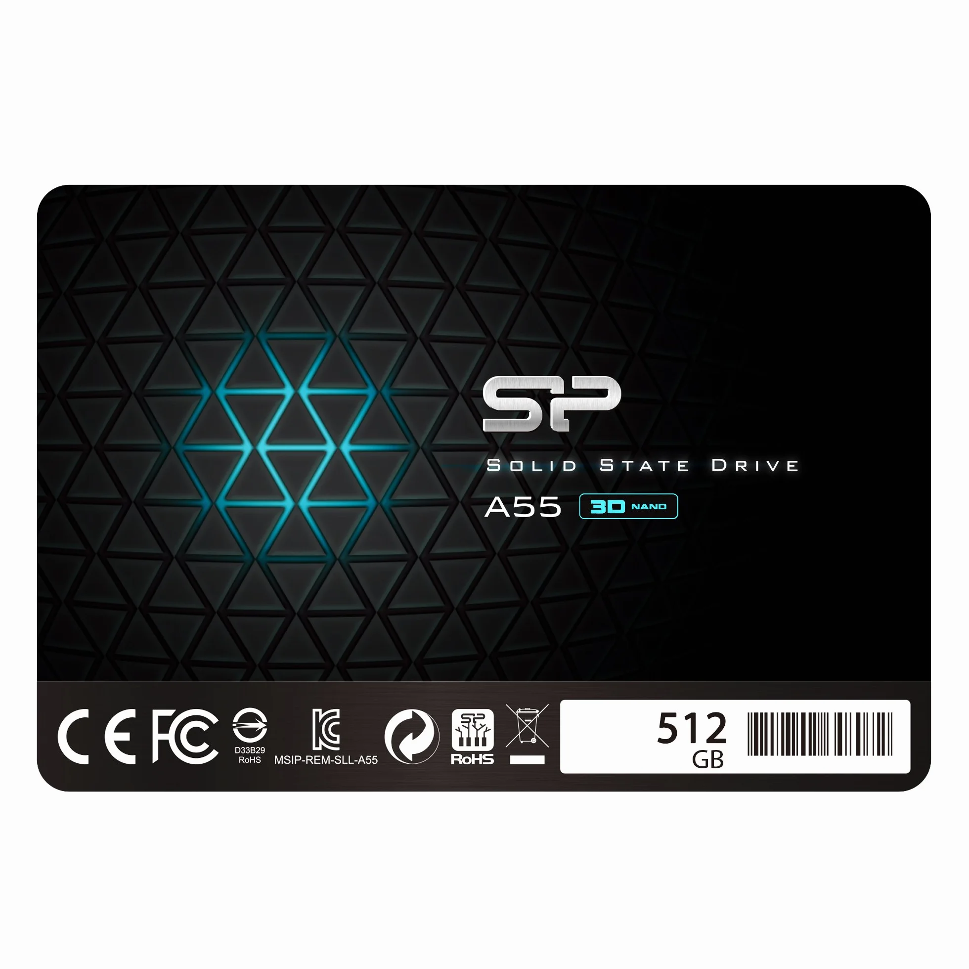 Silicon Power SSD 512GB 3D NAND A55 2.5" SATA III Internal Solid State Drive