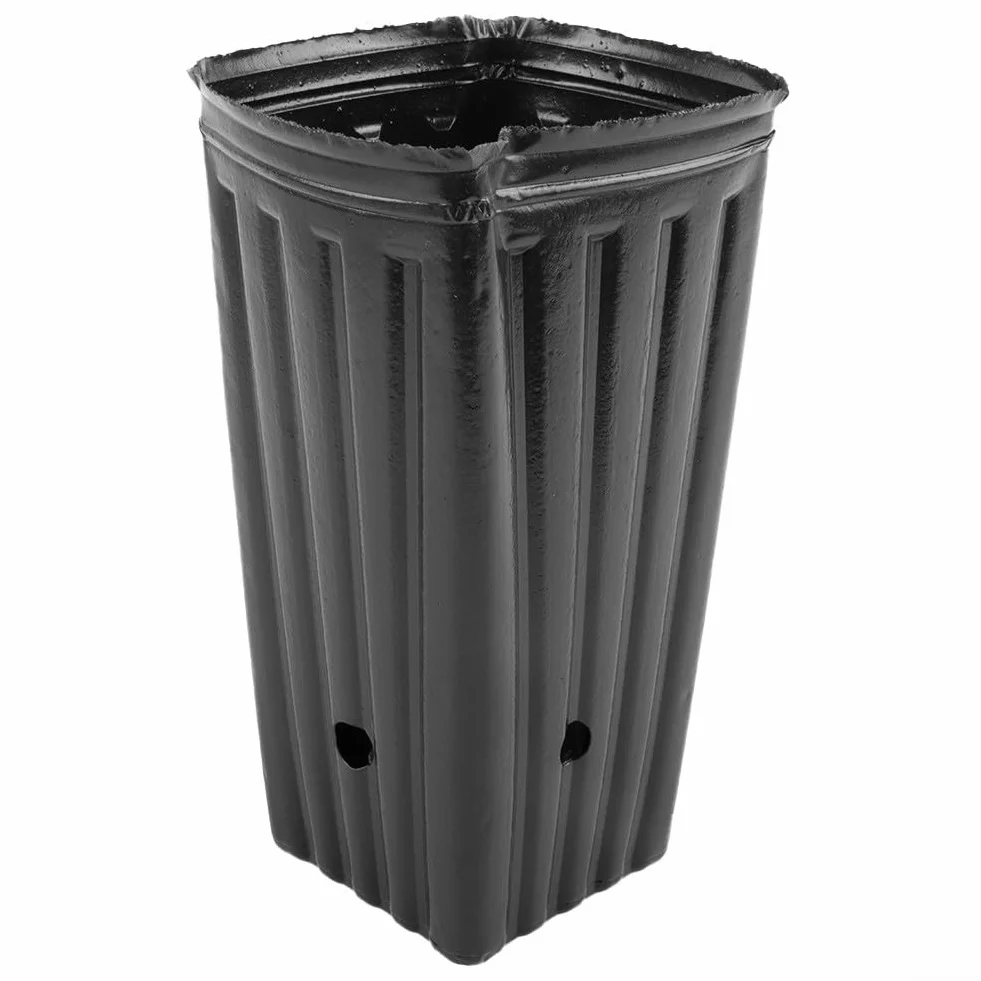 Pots profonds en plastique pour arbres avec drainage Lot de 20