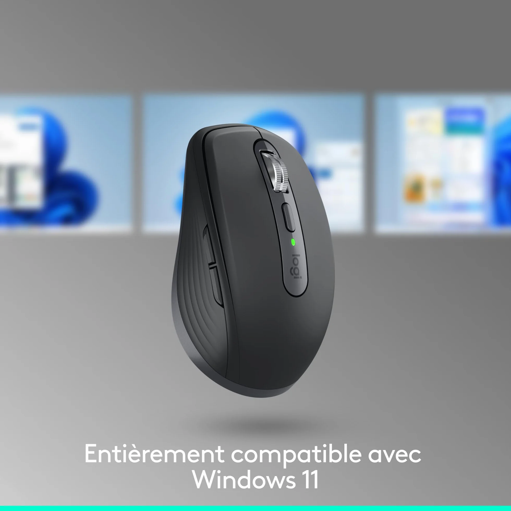 Logitech MX Anywhere 3S Souris Sans Fil Silencieuse, 8K DPI, USB-C, Bluetooth, Graphite