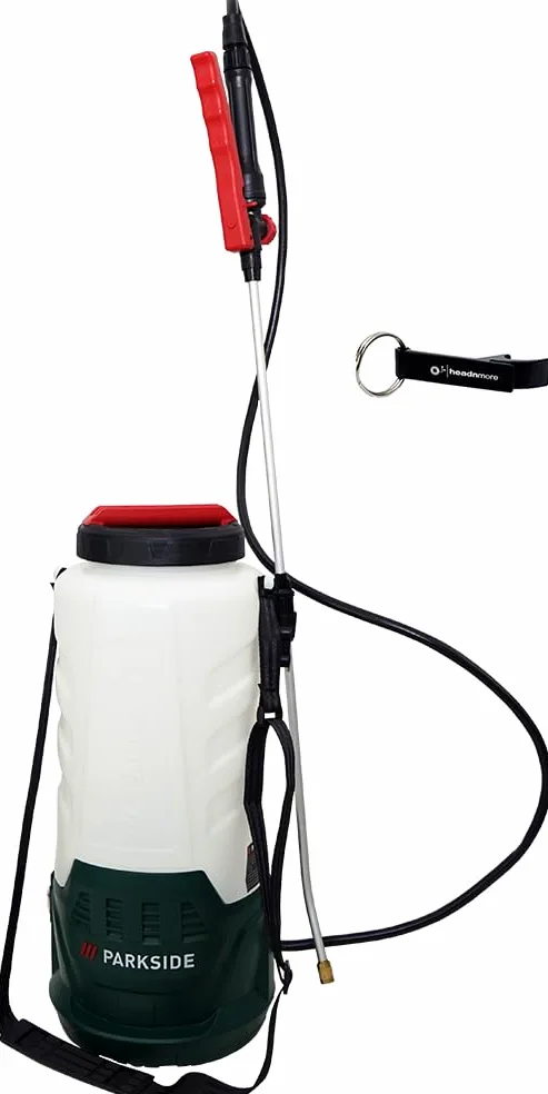 HEADNMORE® Pack – Parkside® Batterie 12 V/20 V pour pulvérisateur à pression 5 L réservoir PDSA 20 (sans batterie) + porte-clés