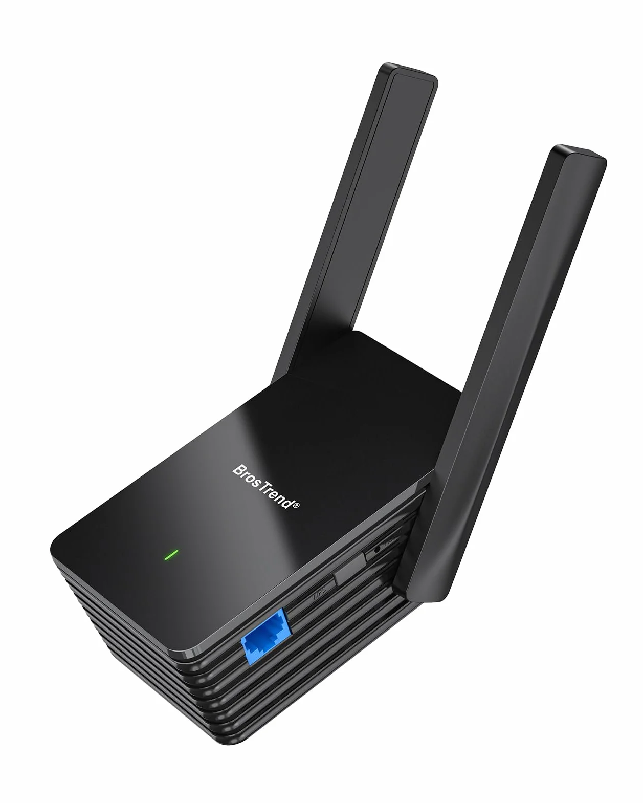BrosTrend AX1500 Pont WiFi Ethernet Gigabit LAN Bi-Bande Adaptateur WiFi Ethernet pour Imprimante TV Console Jeux Caméra IP Xbox PC Antenne WiFi Bridge RJ45 Puissante