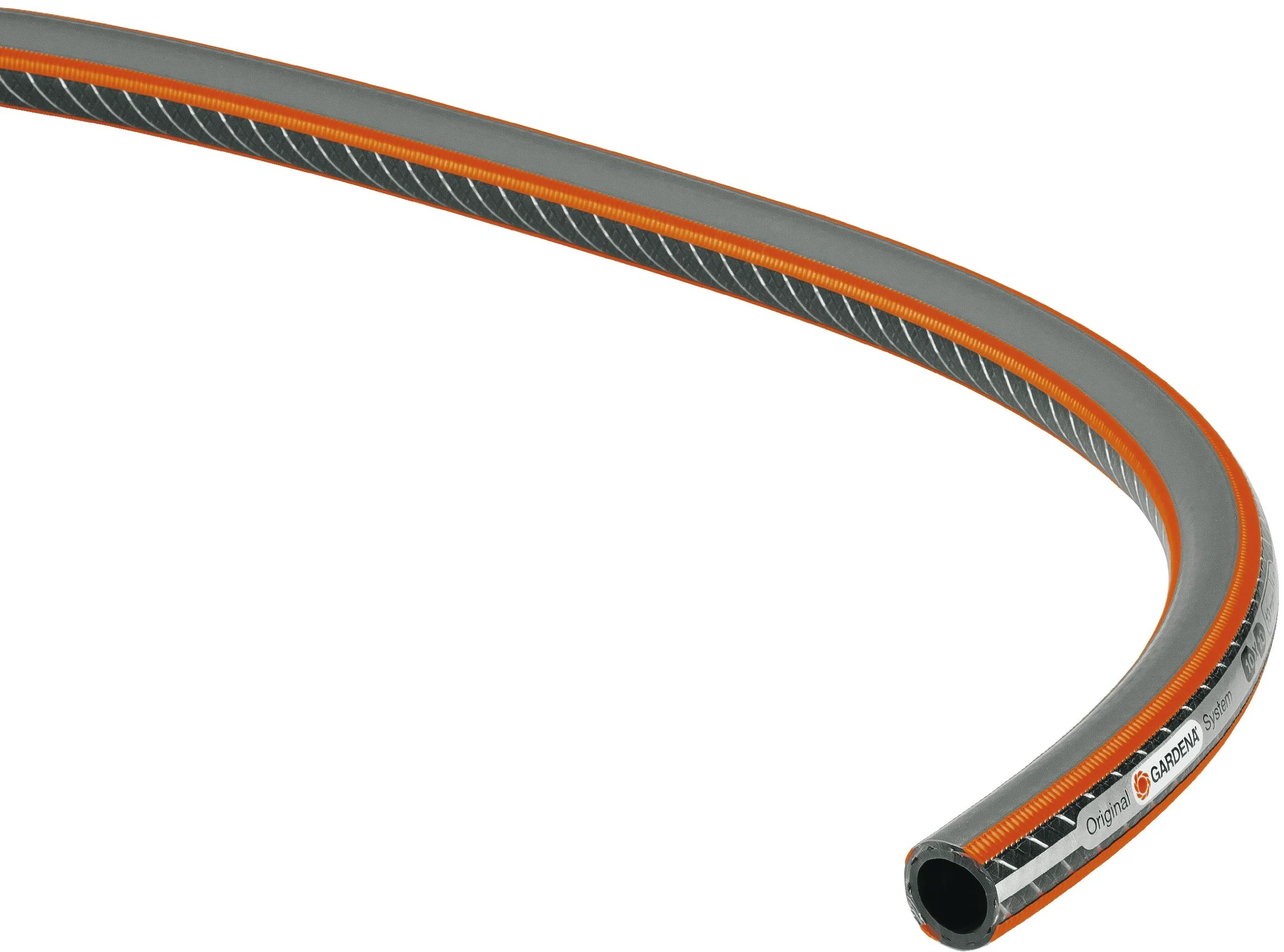 Tuyau d'Arrosage Comfort Highflex de Gardena 19 Mm (3/4"), 25 M : Tuyau à Profil Power-Grip, 30 Bars & Raccord d'Arrosage Premium Aquastop 19 mm (3/4") : Aquastop, Bon Maintien du Tuyau, Emballé