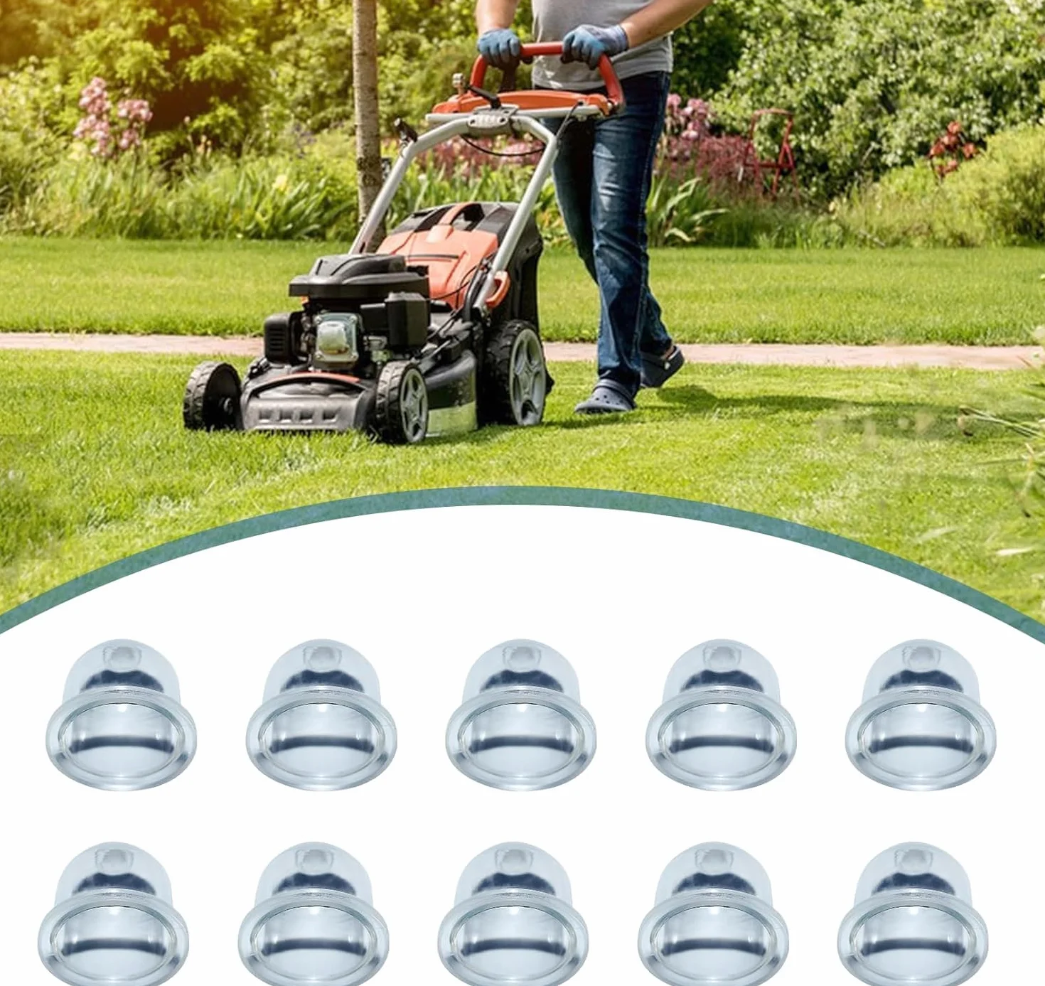STIHL FS38 FS40 FS45 FS55 FS56 FS80 FS85 Pompe d'amorce 10 Pièces 22mm Accessoire Débroussailleuse