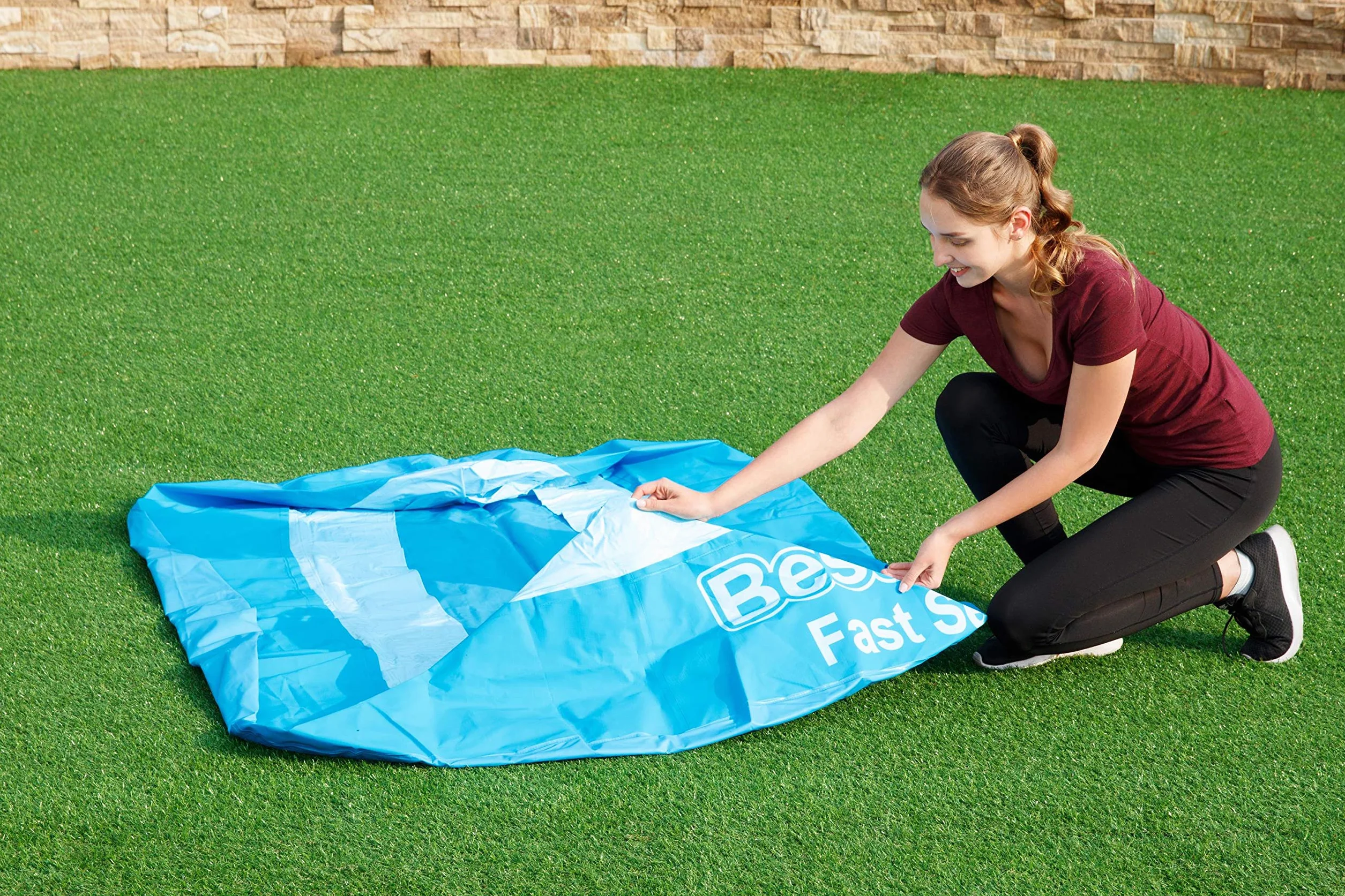 Bestway Fast Set™ Piscine Hors Sol Ronde 183 x 51 cm Bleu