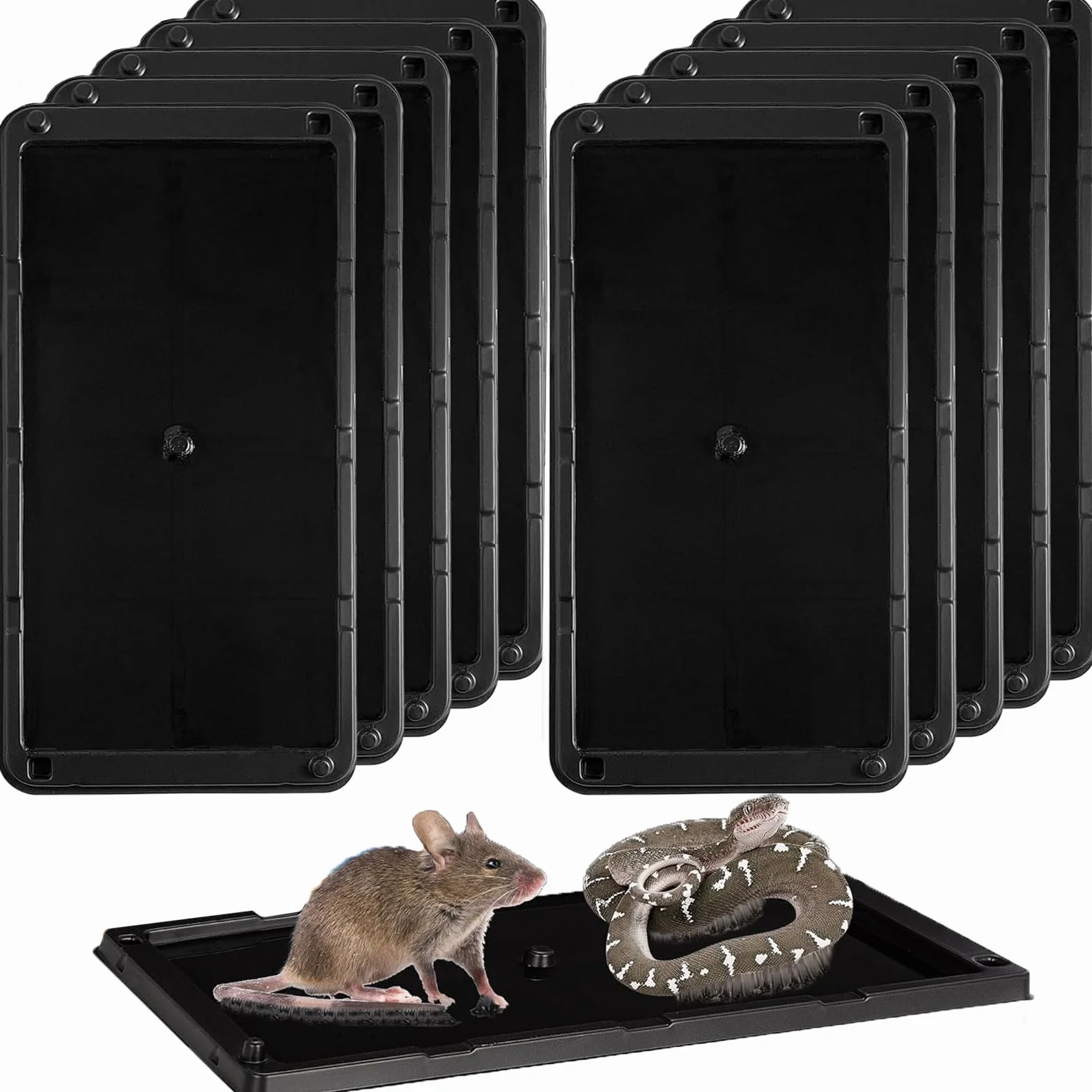 Piege a Souris Piege a Rat Colle, Plaques de Glue Anti Rongeur, 10 Pieces