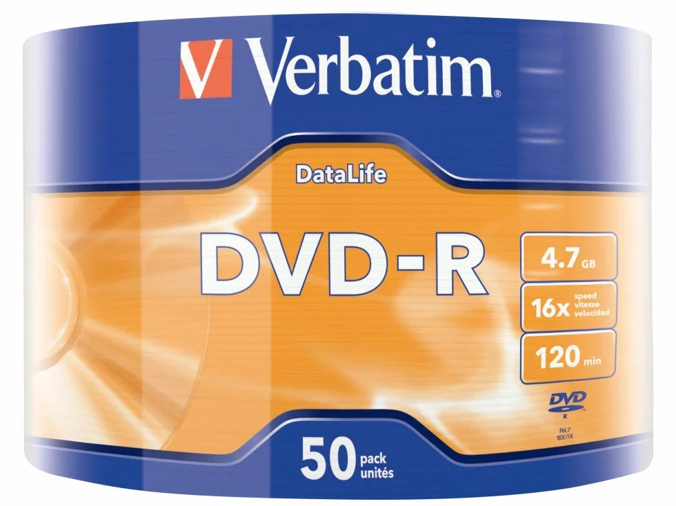 DVD-R 4.7 GB 16X 50-Pack