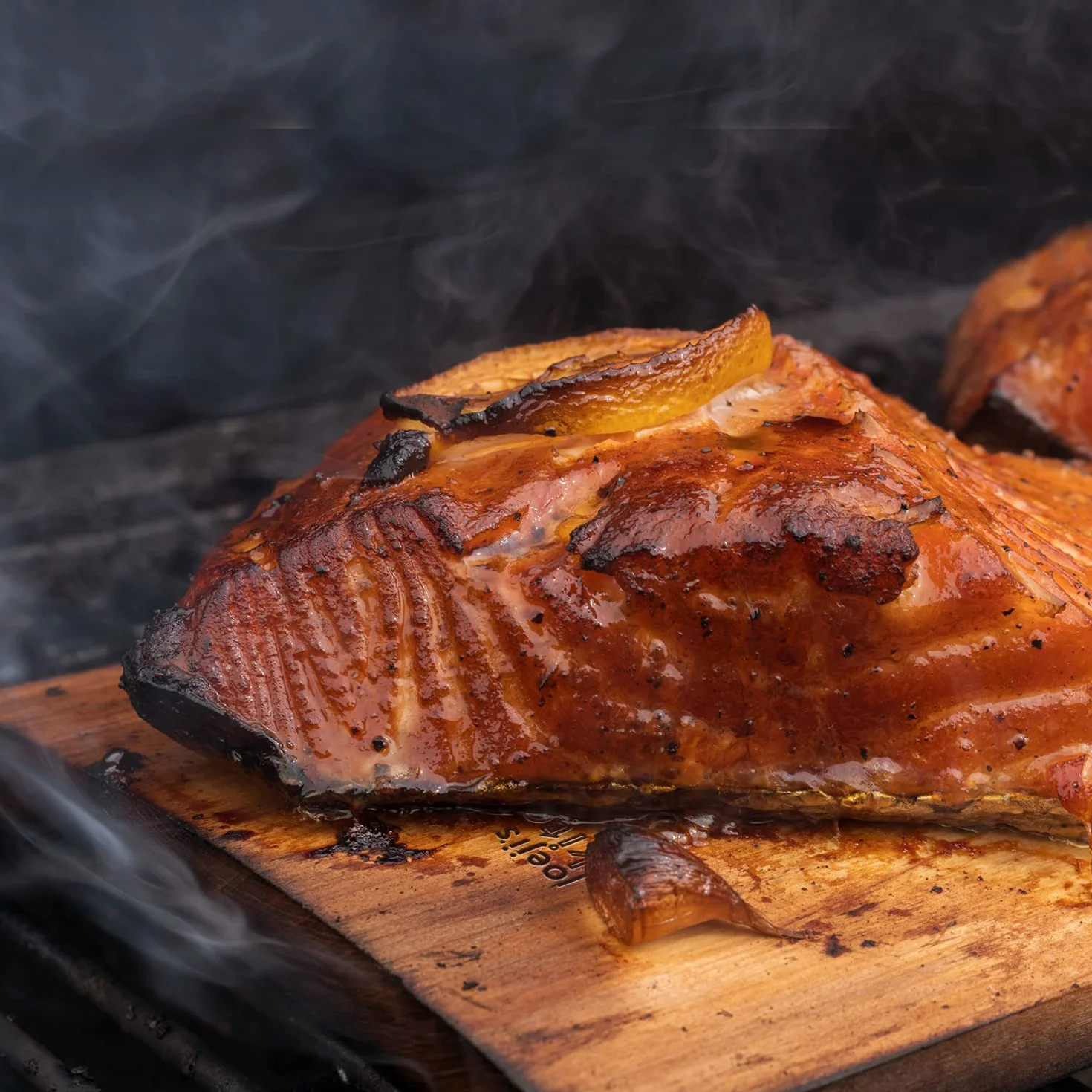 Planches à fumer en cèdre pour fumoir viande et poisson - Lot de 2