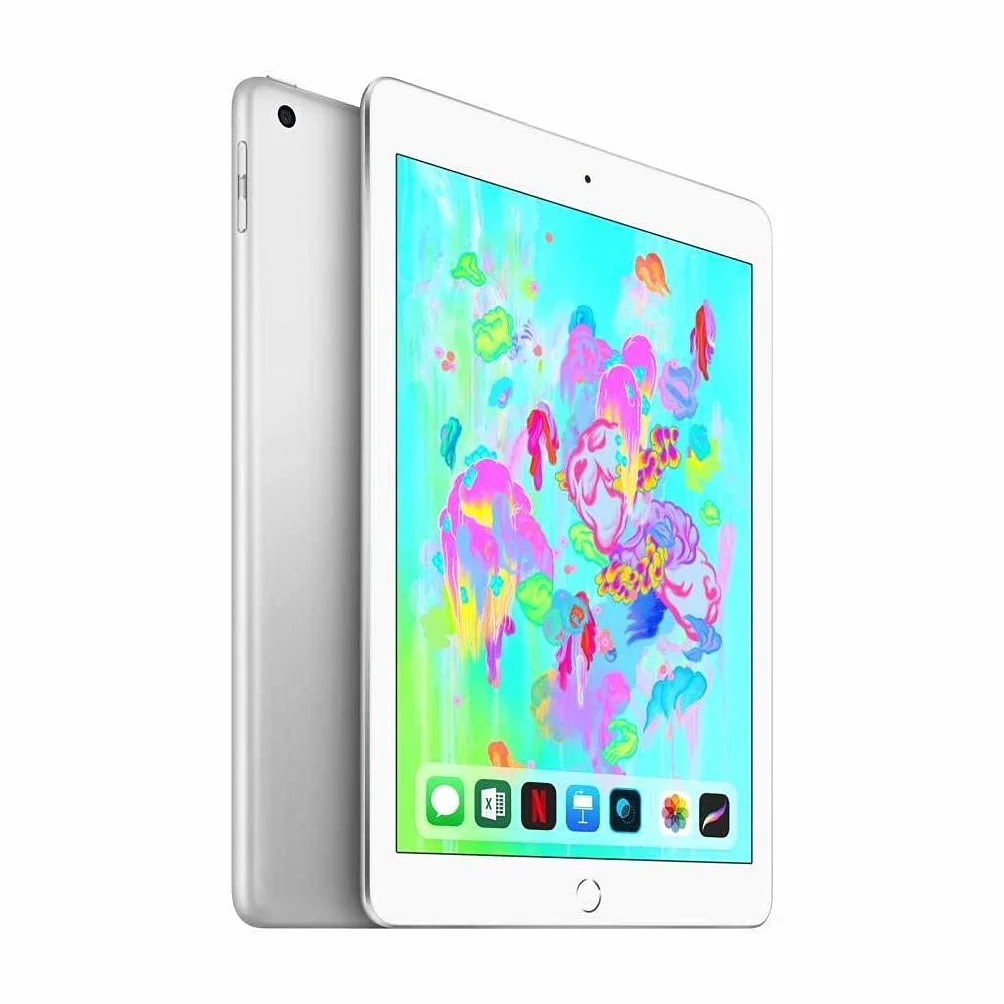 Apple iPad 9.7 128GB Wi-Fi Cellular Argent Reconditionné 2018