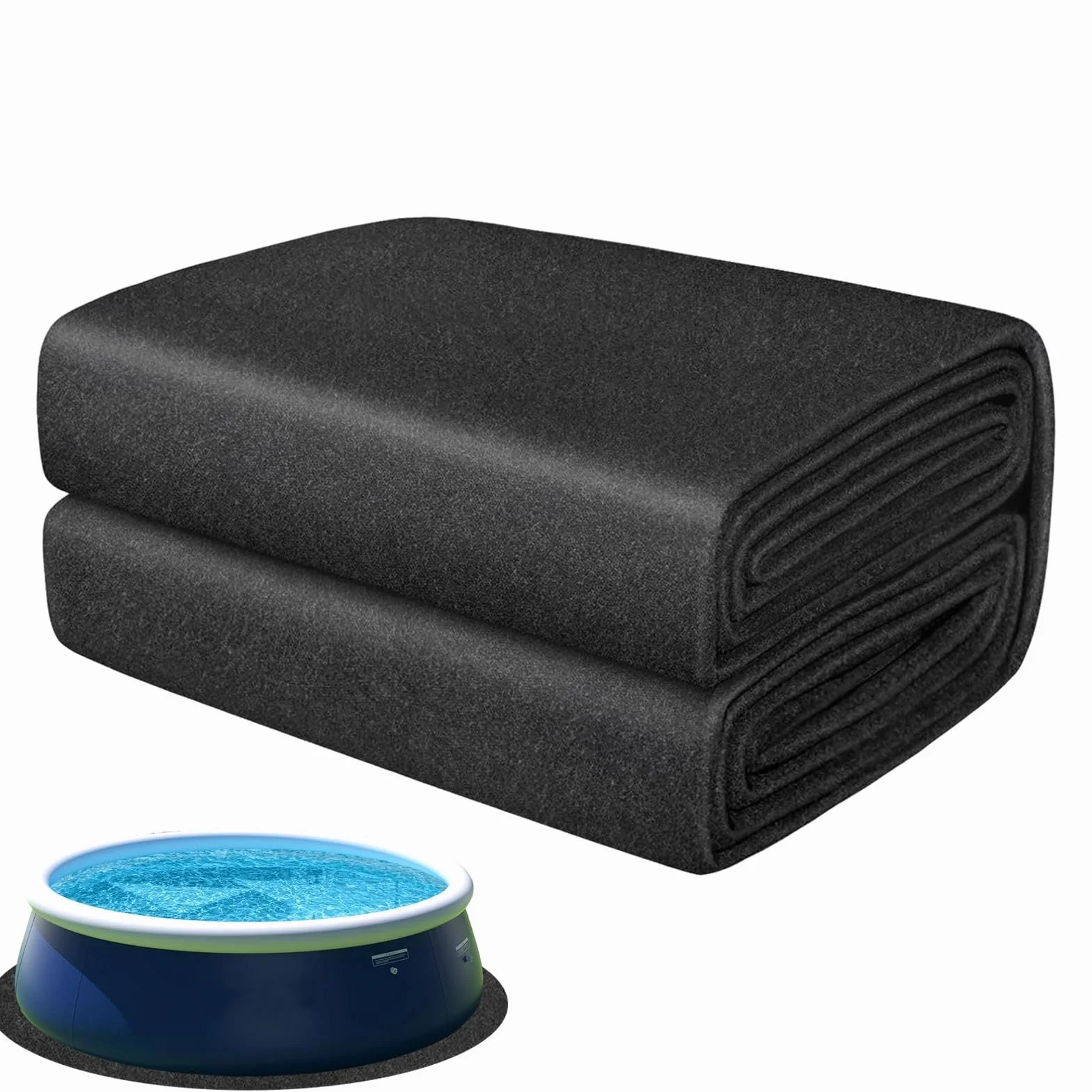 Tapis De Sol pour Piscine 3.05m, Protection pour Liner de Base Extérieur Jardin