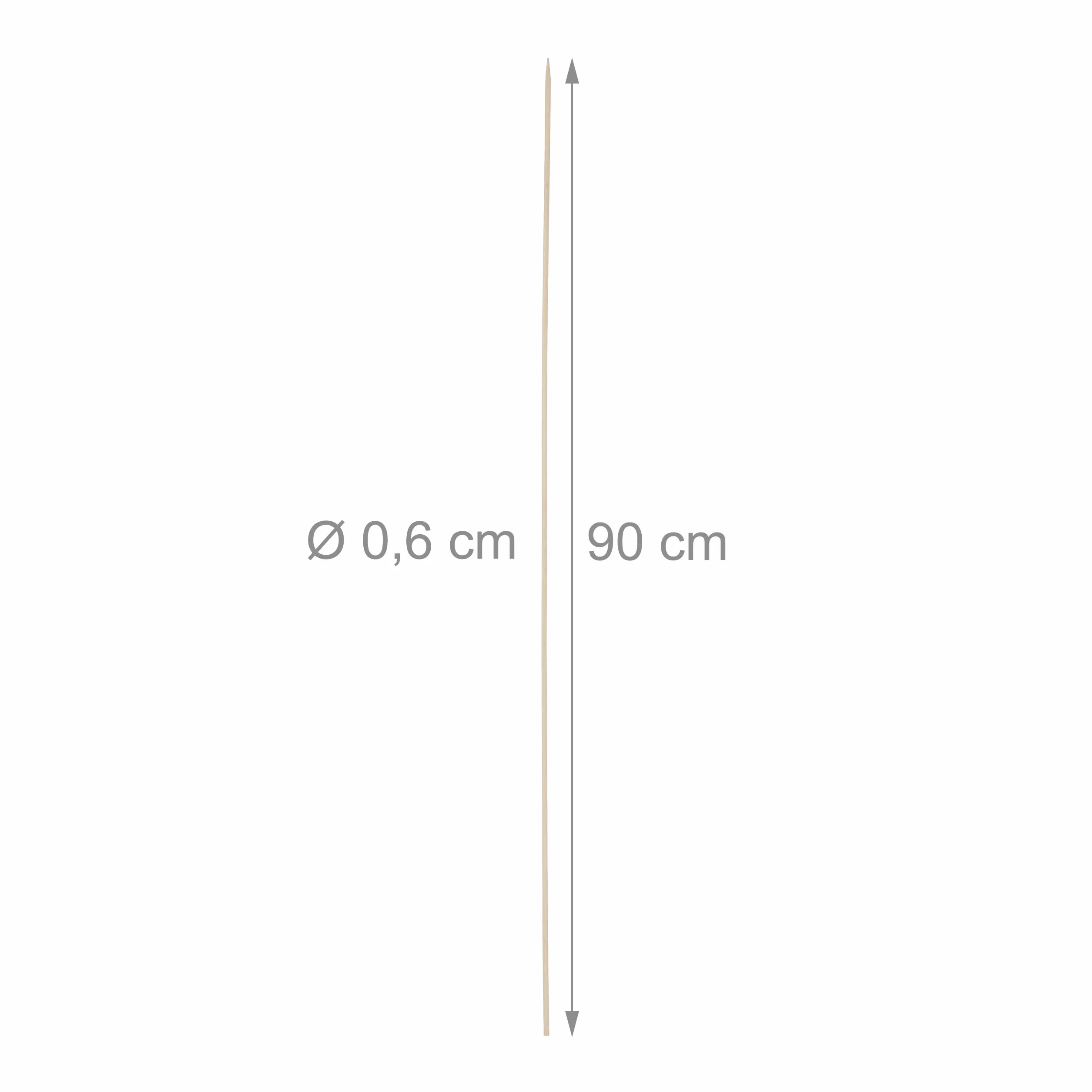 Relaxdays Pics brochettes bambou 90 cm set de 100 barbecue