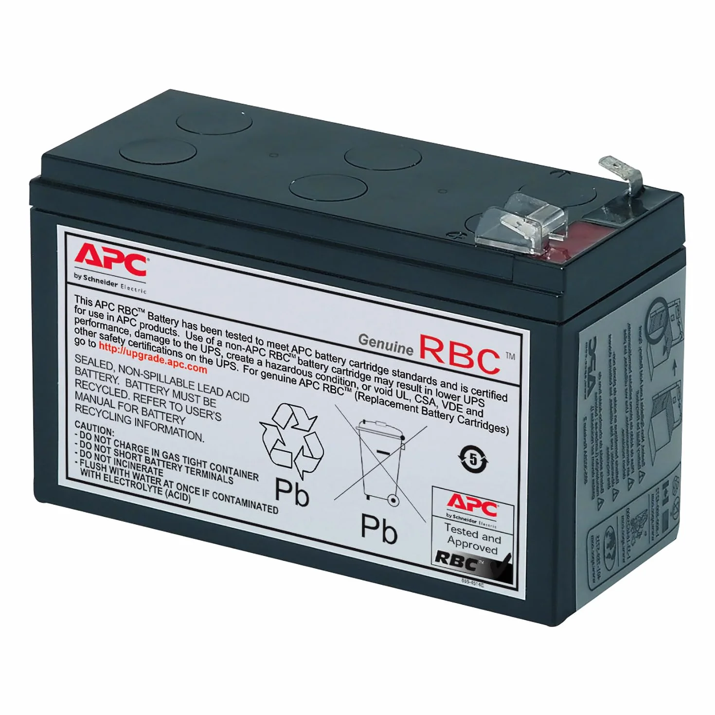 APC RBC17 Batterie de remplacement pour Onduleur APC BE700G-FR BK650EI