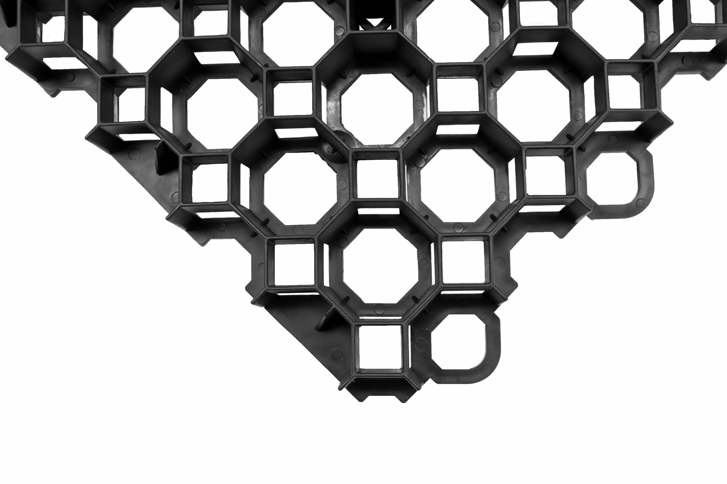 Wovar Stabilisateur de gravier noir 490 x 490 mm