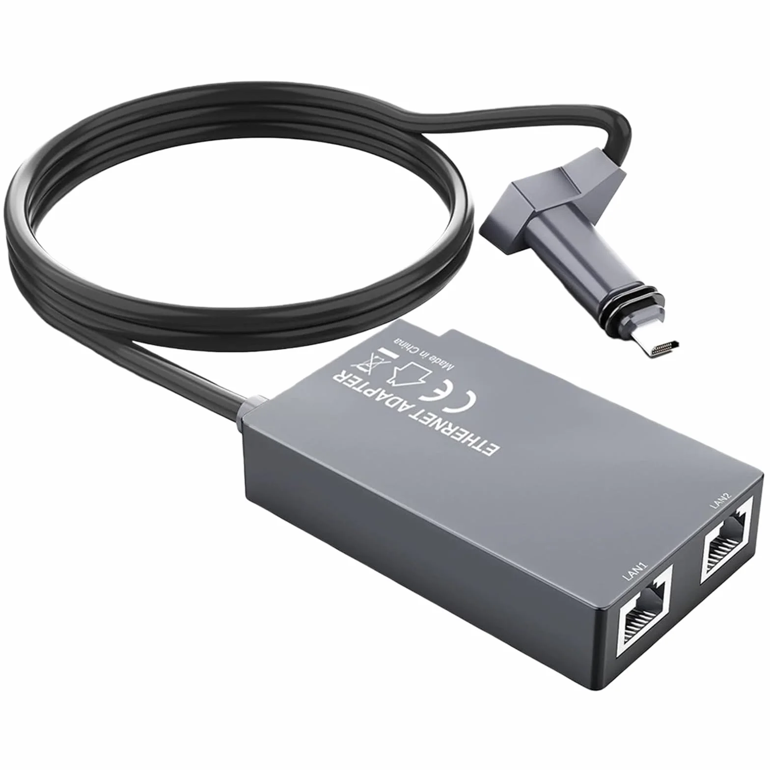 Adaptateur Ethernet Starlink Gen 2 Double Multi-Ports RJ45 1Gbps