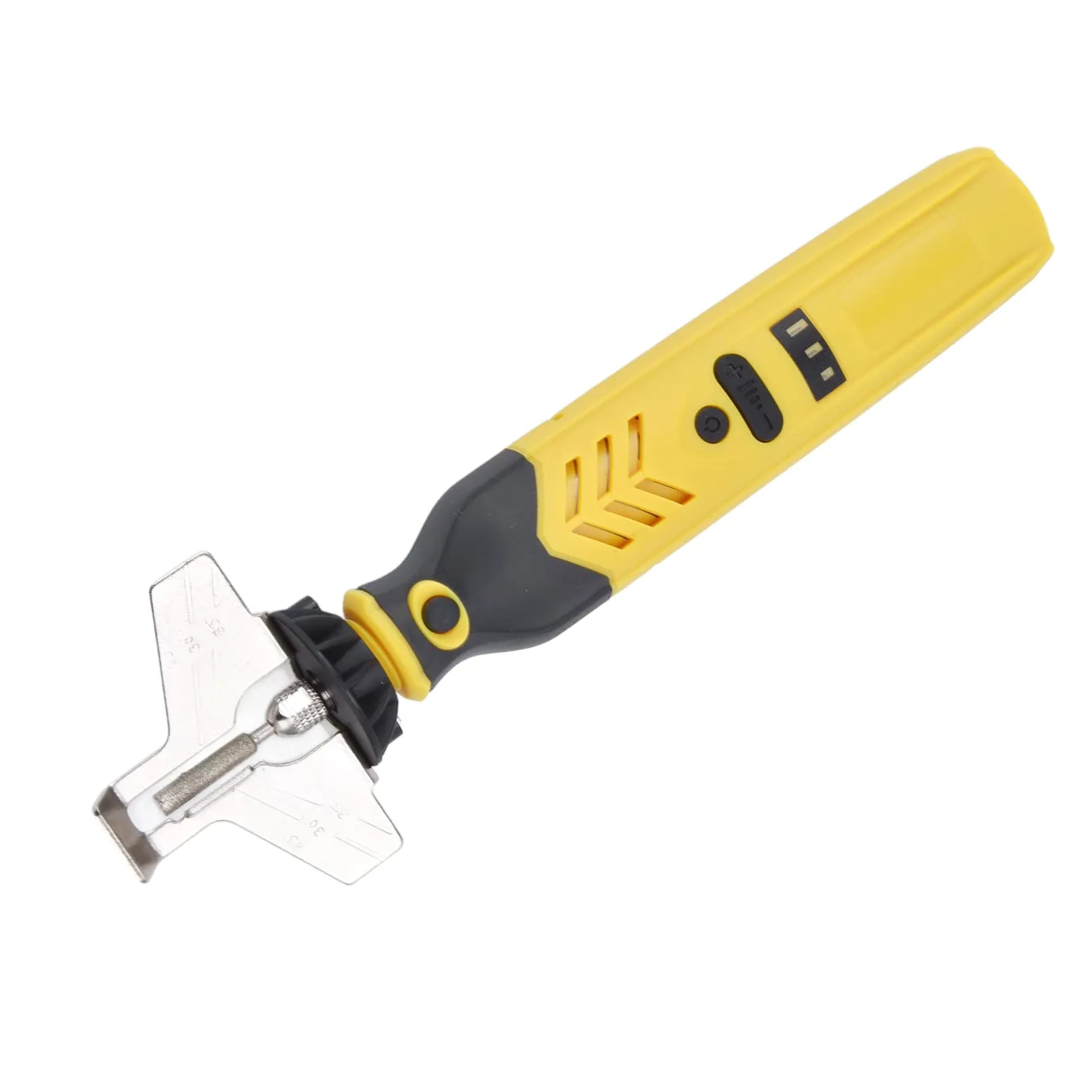 Affûteuse de Tronçonneuse Meuleuse de Chaîne 3.6V 1500mAh - Kit Affûtage Professionnel avec Outils Broyeur, Charge USB pour Jardin, Bûcheron, Camping et DIY