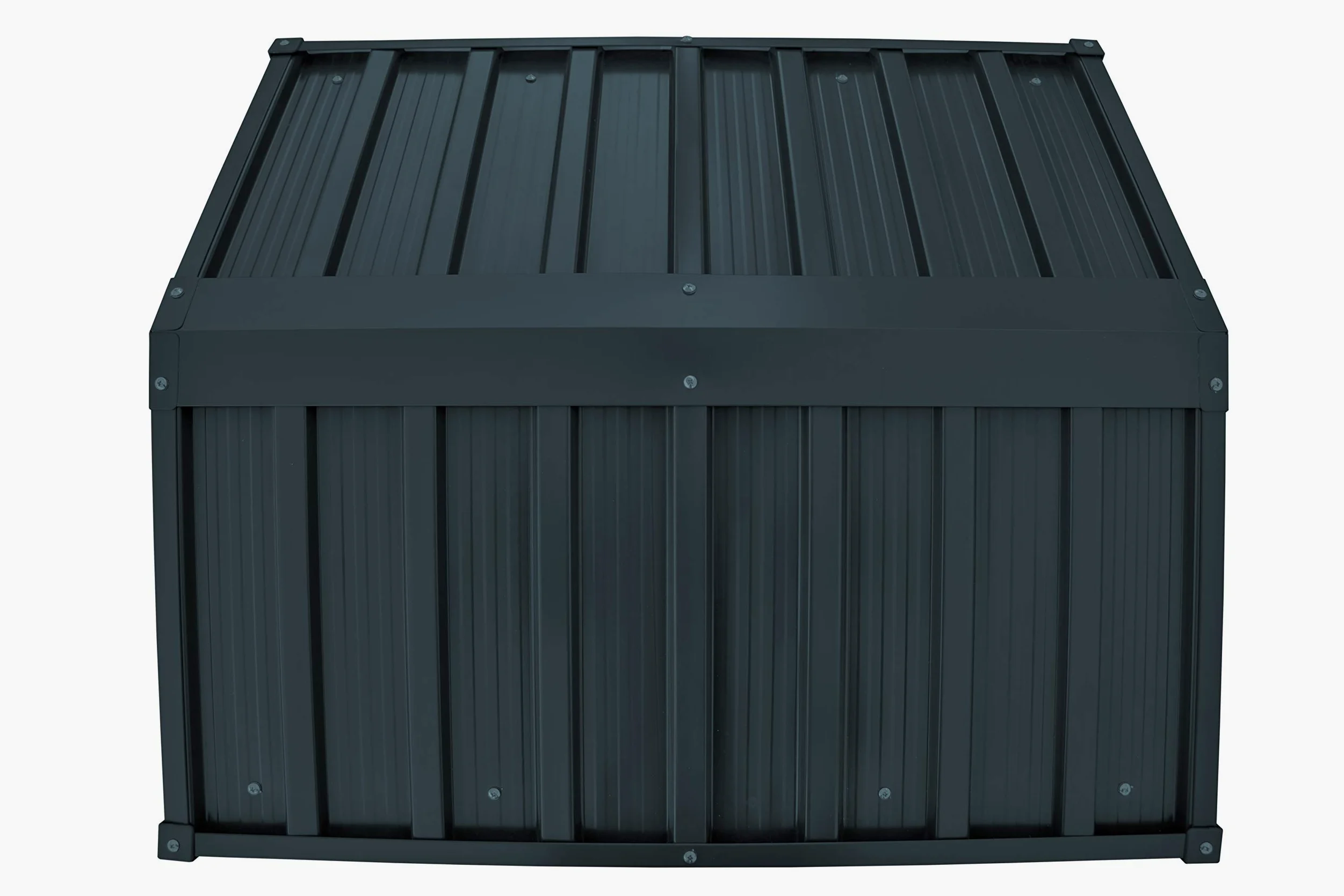 Duramax Garage pour Tondeuse à gazon robotisée en métal, ouvert, protège les tondeuses à gazon et les stations de chargement de batterie, Carport pour tondeuse à gazon robotisée
