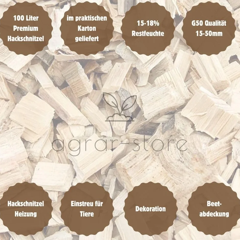 Copeaux de Bois 400 litres Paillis Jardin Litière Plates-Bandes surélevées