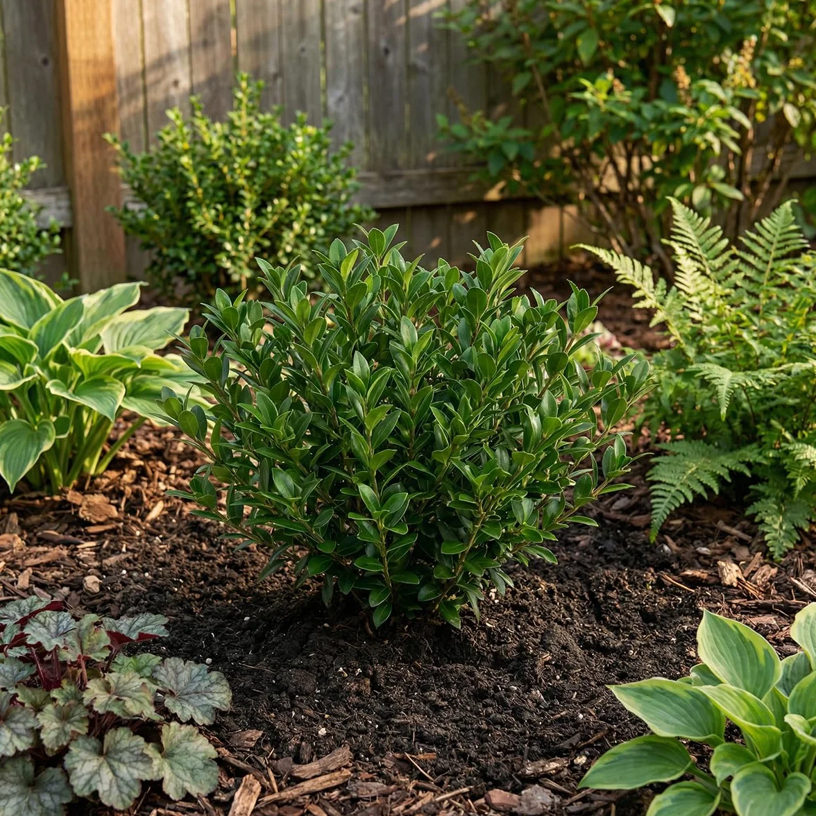 Ilex crenata Jenny - Houx japonais - Lot de 6 - Plante rustique - Hauteur 10-20 cm - Pot 10 cm