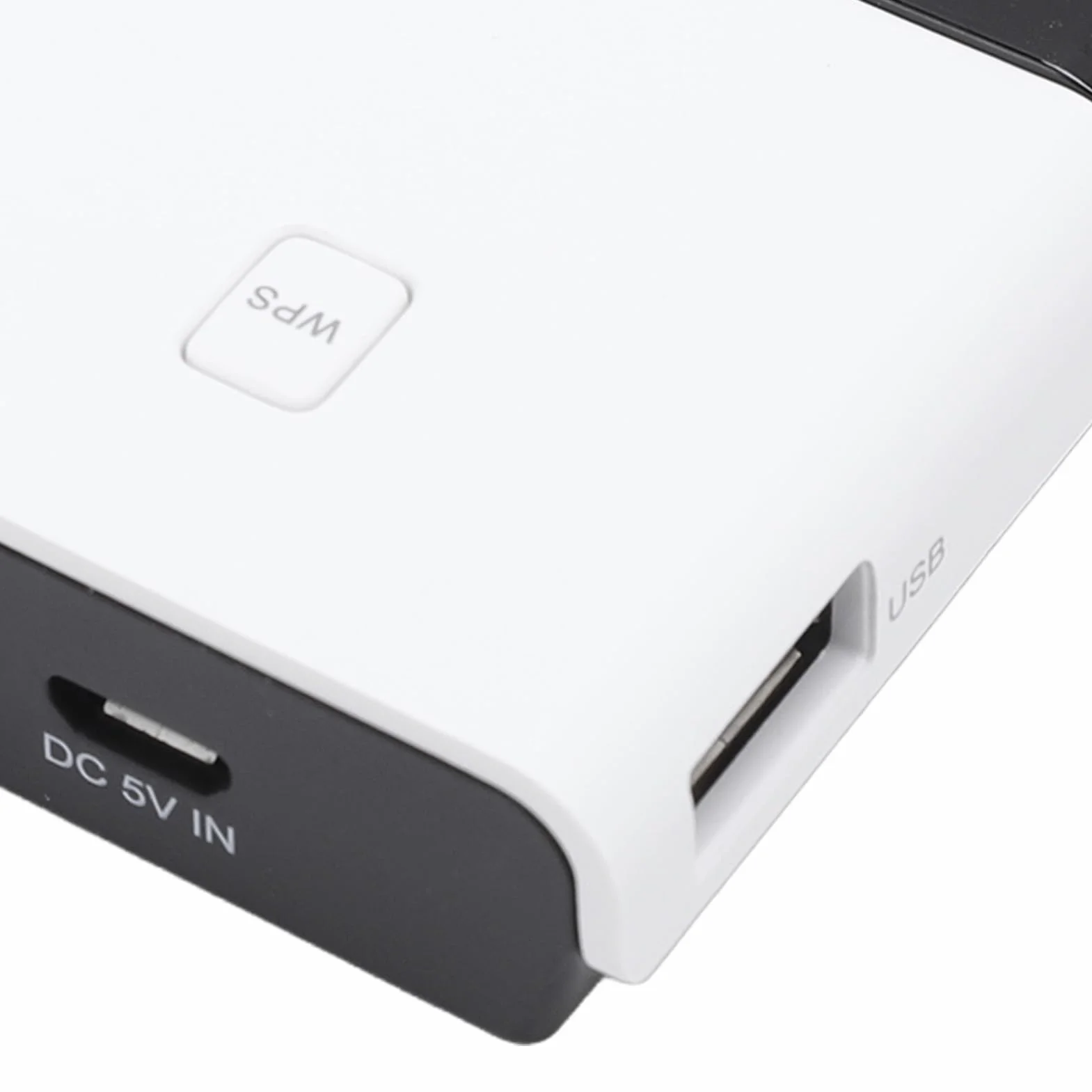 Prift Serveur d'impression USB 2.0 10/100 Mbps LAN sans fil 2.4G Prise en charge 4 imprimantes Mac conforme (Prise UE)