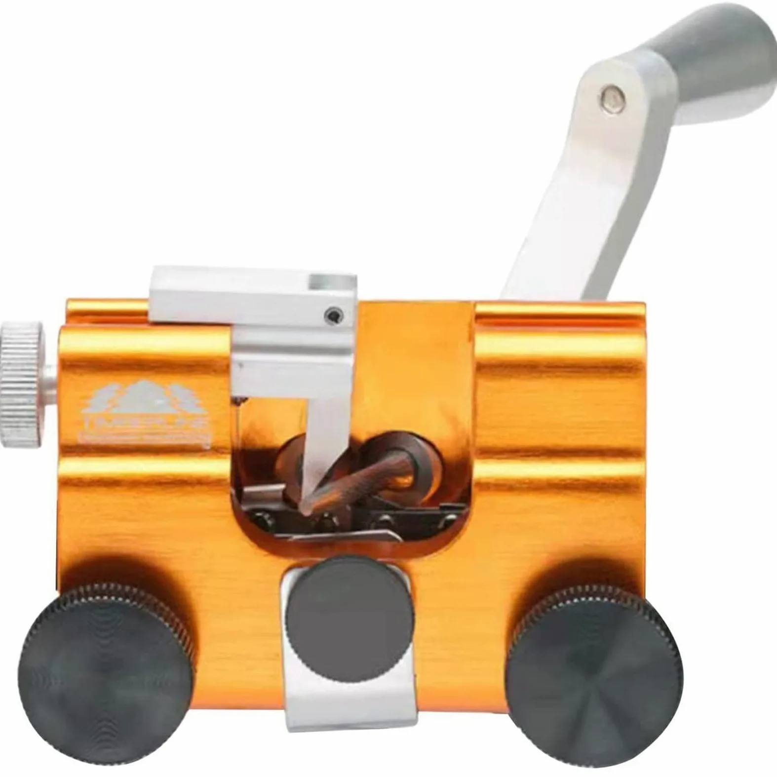 Aiguiseur de tronçonneuse à manivelle – Outil d'affûtage portable Timberline pour toutes les tronçonneuses et scies – Facile à utiliser, solution d'affûtage efficace pour le bois et les menuisiers