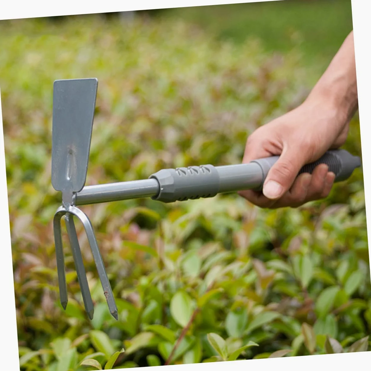 Toyvian Kit Outils Jardinage 3 Pièces en Acier et PVC, Pelle à Planter, Creuser et Désherber, pour Jardinage Intérieur, Transplantation et Ameublissement du Sol