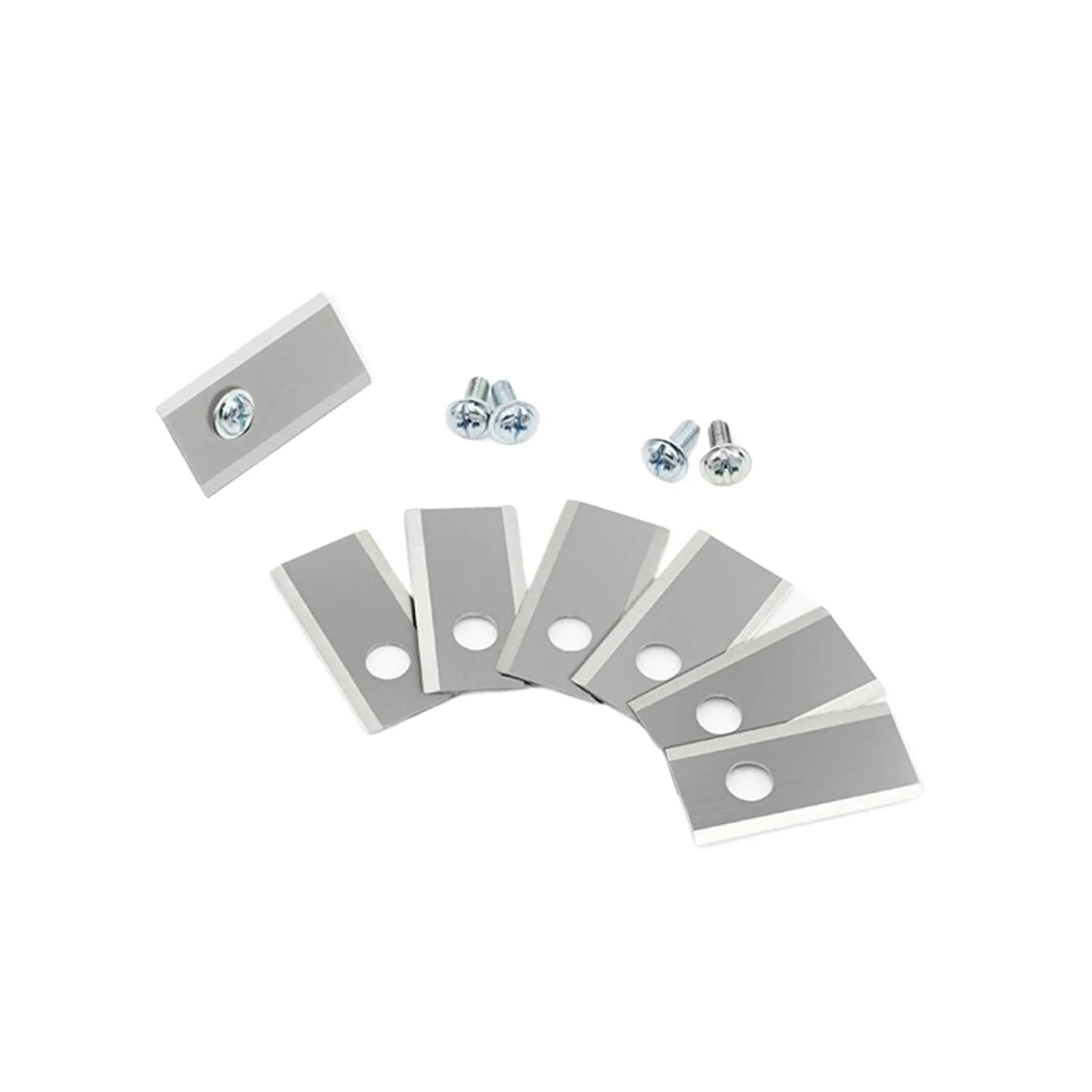 Lame De Tondeuse À Gazon 18/36 Pièces, Compatible avec Le Robot Worx Landroid, Ensemble De Lames De Coupe for Tondeuse À Gazon, Lames De Coupe De Jardin(36pcs Silver)