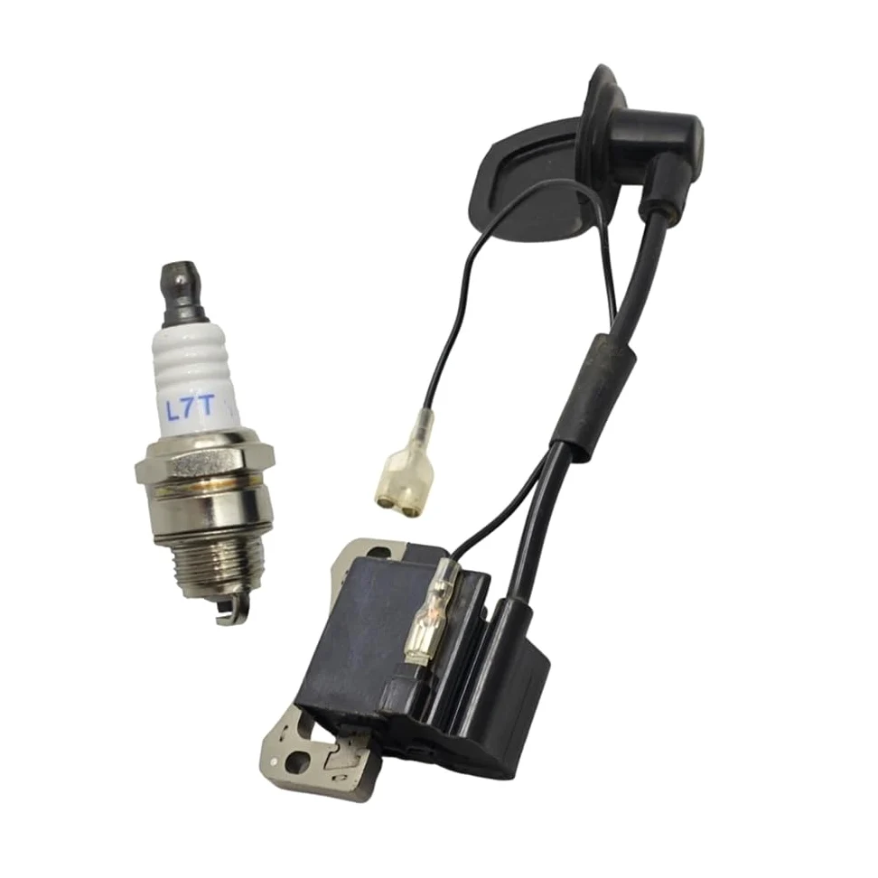 Kit Bobine d'allumage et Bougie d'allumage Compatible avec Les débroussailleuses NB411, EC04, BG411 et CG411