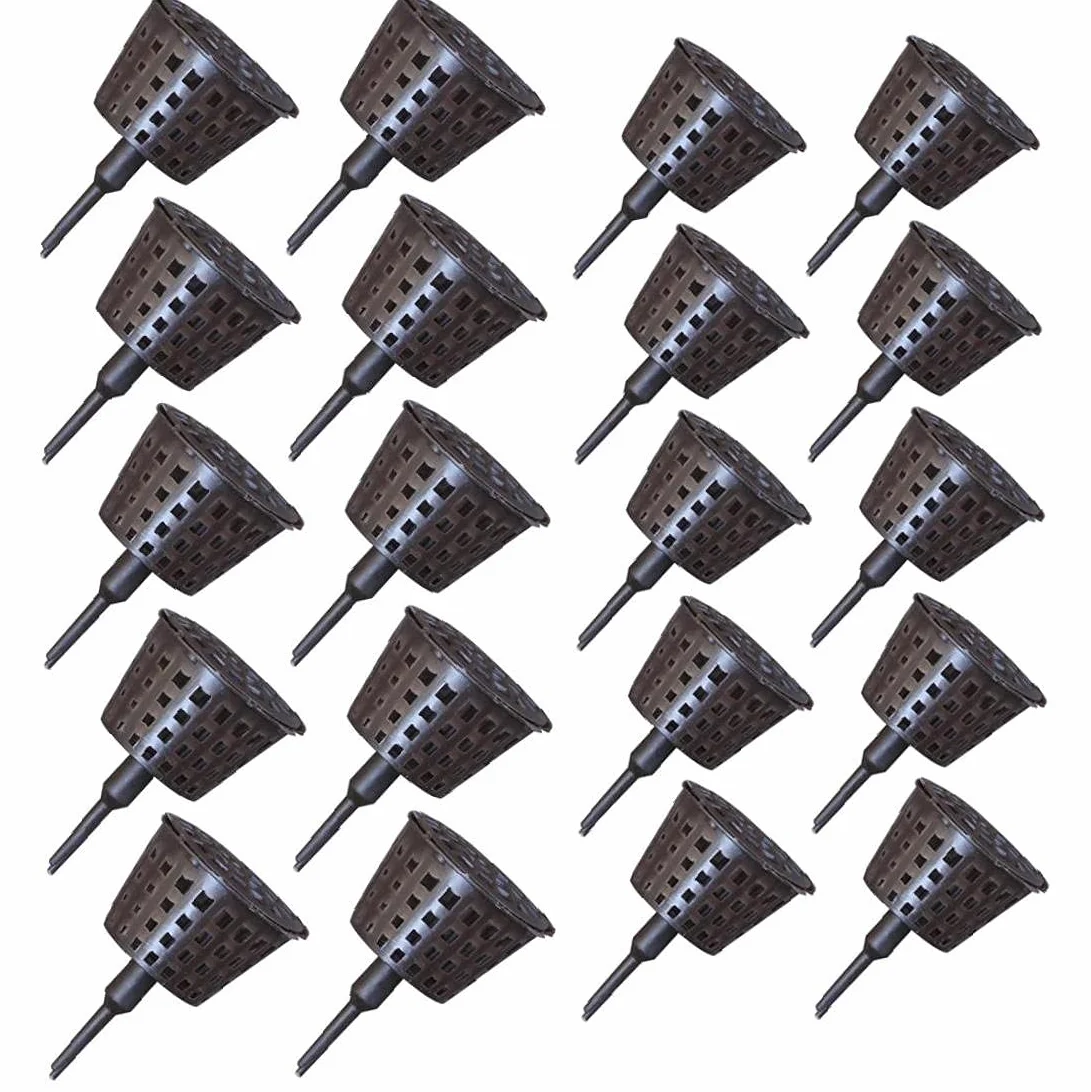 Paniers D'engrais De Bonsai avec Couvercle Boîte Engrais 20pcs Outil De Bonsaï