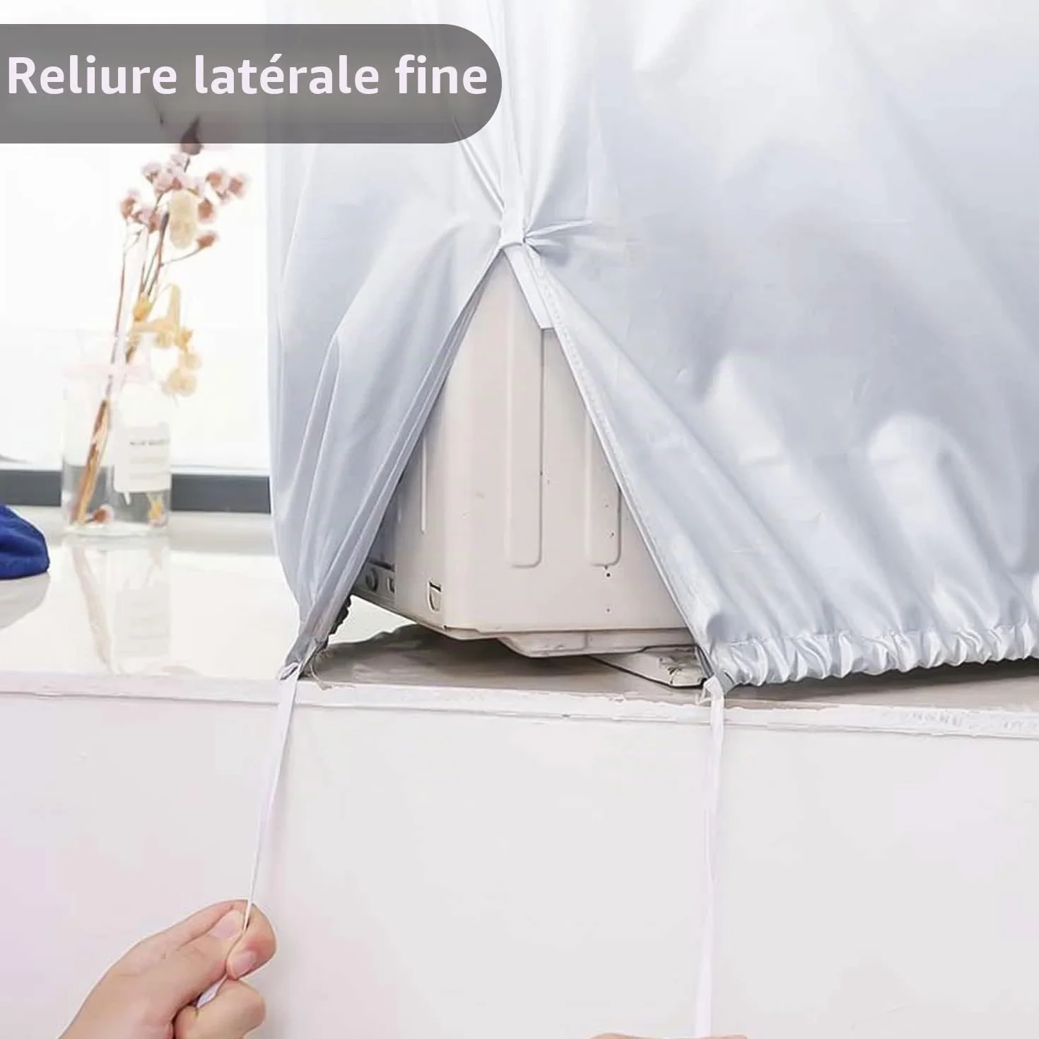 Housse Climatiseur Extérieur Imperméable Anti Poussière 80x28x54cm