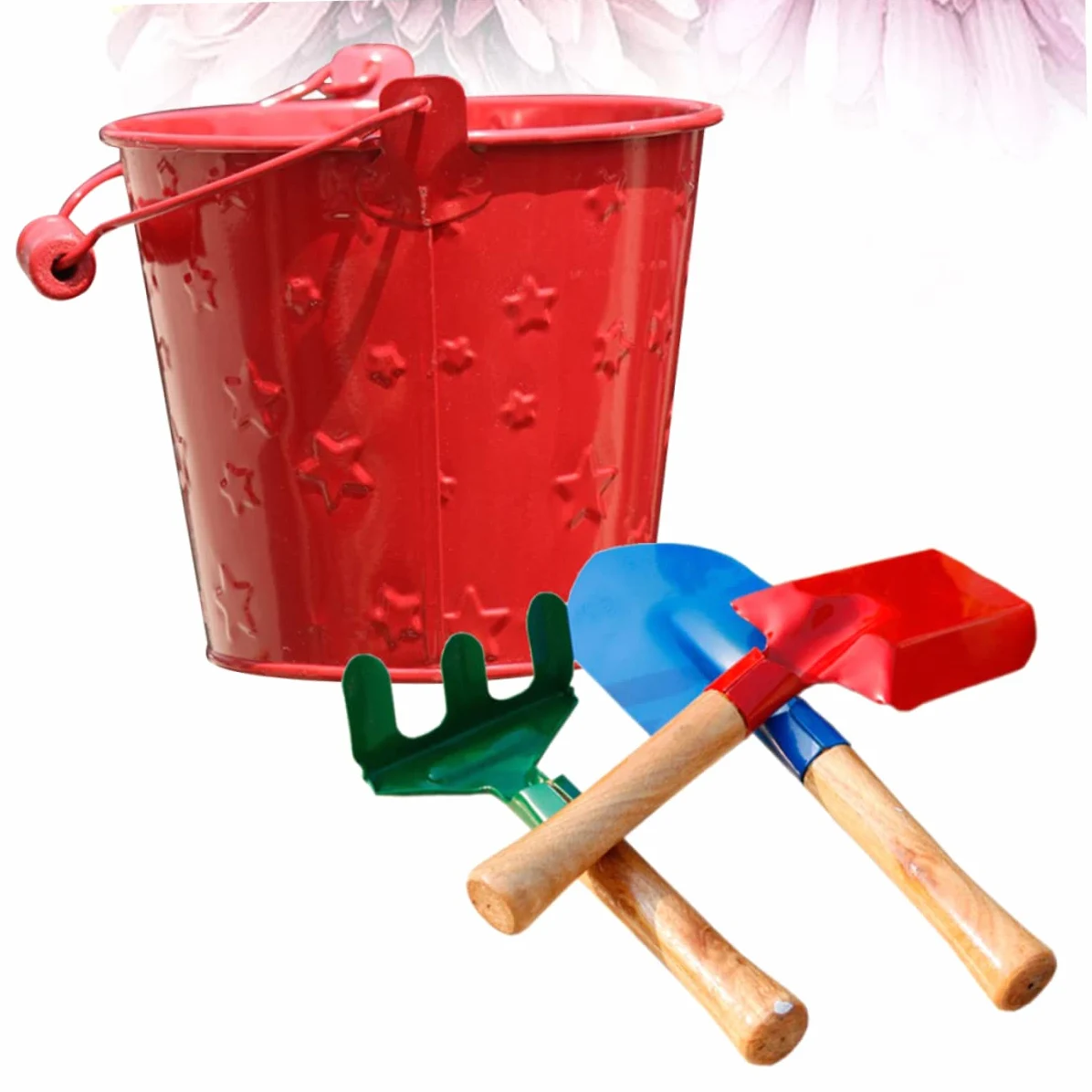 BESPORTBLE 2 Ensembles 3 Pièces D'outil De Jardin Mini Râteau De Jardin Mini Outil De -kit Enfants Trousse Enfant Pelle De Pratique