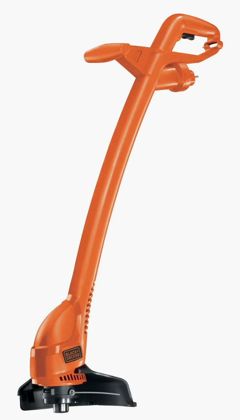 BLACK+DECKER Tondeuse Filaire 1800W, Tondeuse à Gazon Electrique 42 cm & Coupe-Bordures Filaire 350W, Coupe-Bordures Electrique 25 cm avec 2 Poignées, Déroulement du Fil par Frappe au Sol