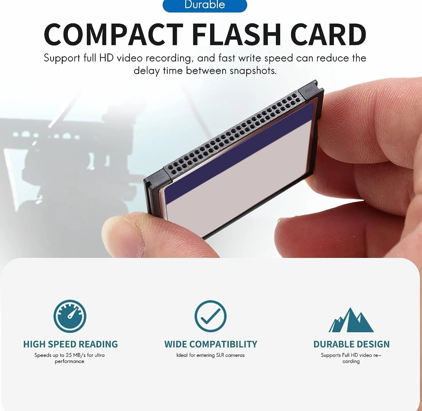 Carte mémoire flash compacte 4 Go Whiteandblue